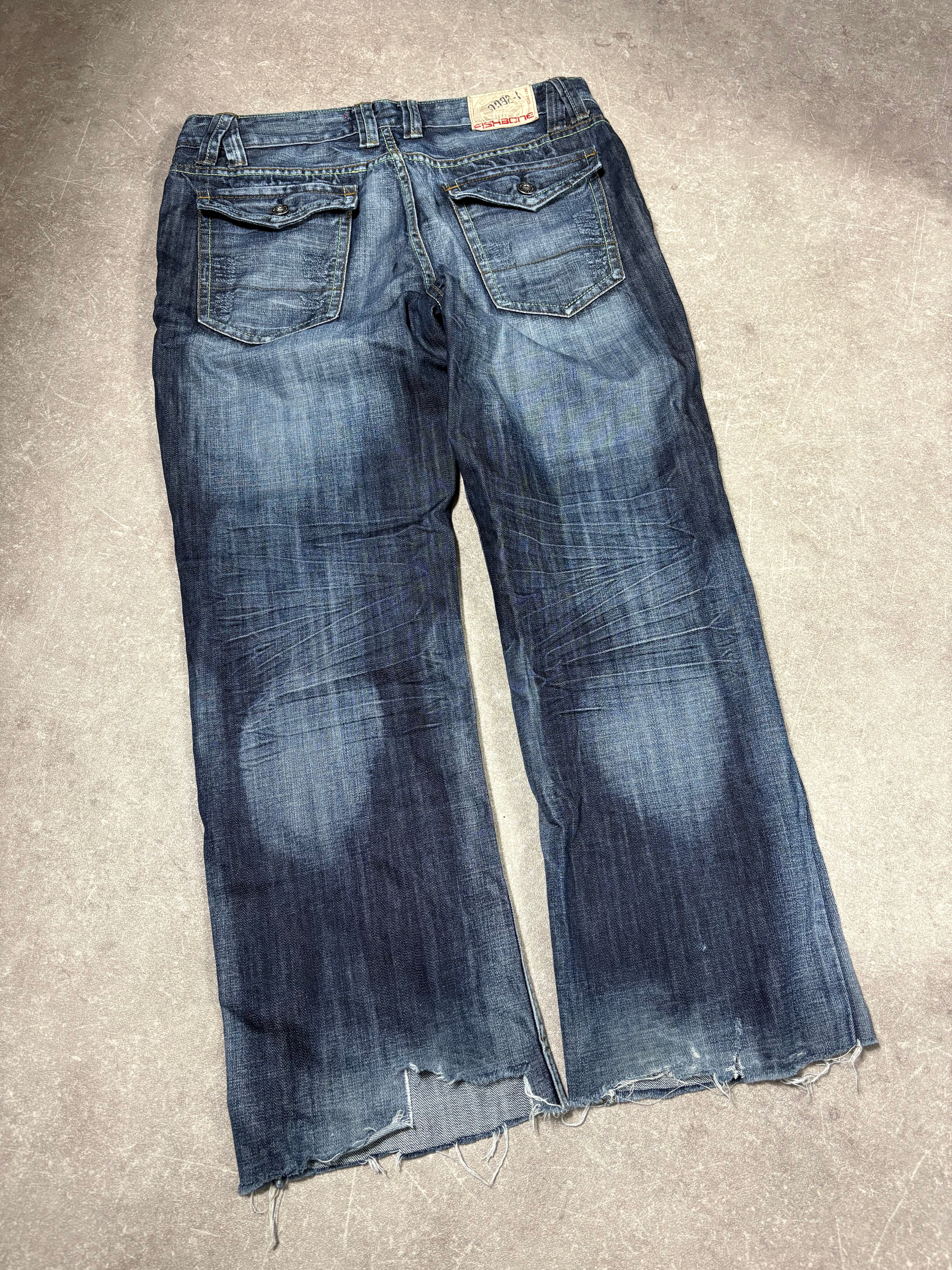 Designer washed Jeans (M)-(L)