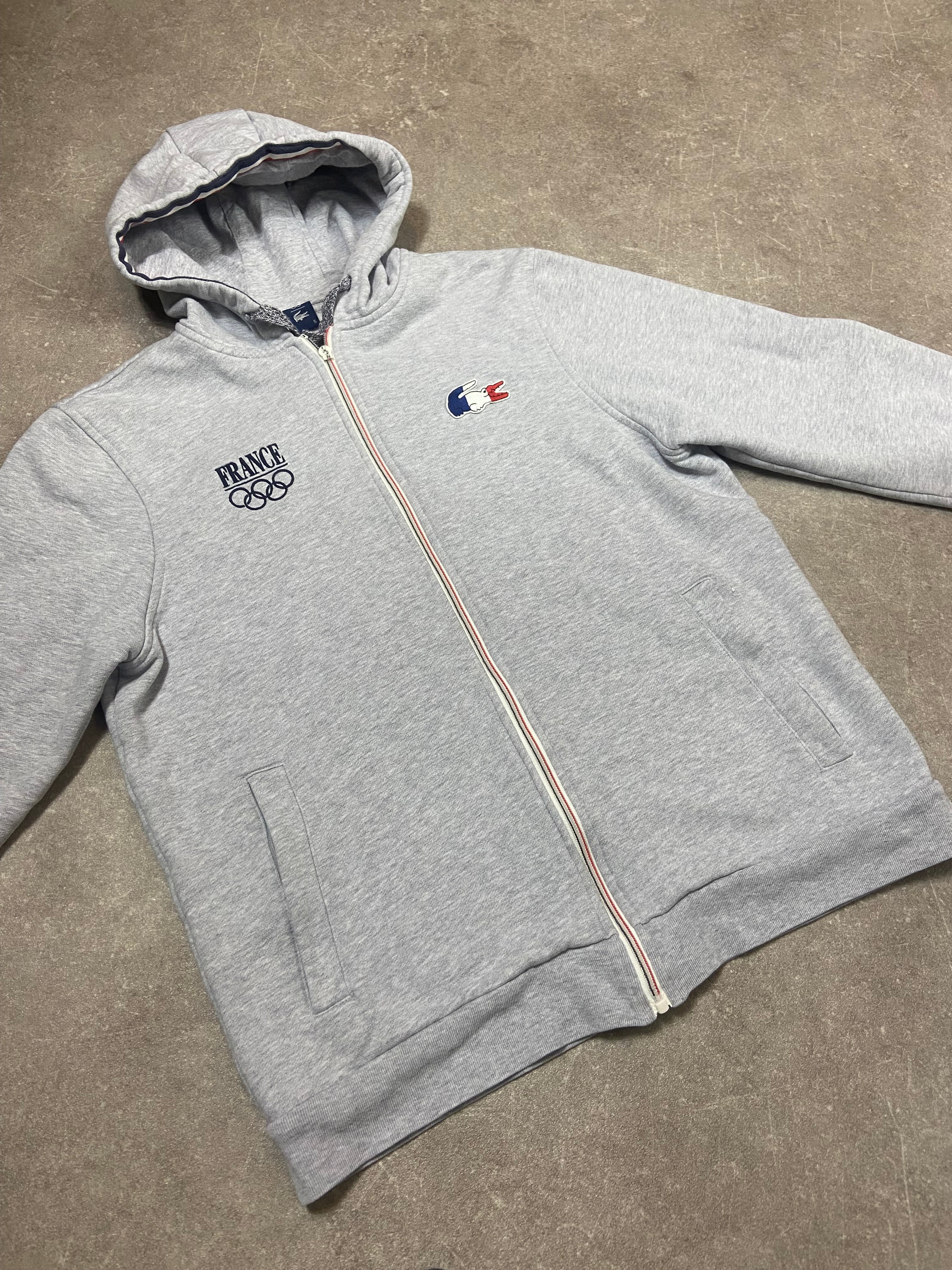 Lacoste x France zip sweater ML