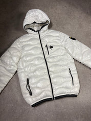 Blauer Puffer Jacke (S)