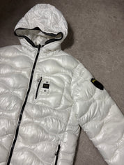 Blauer Puffer Jacke (S)