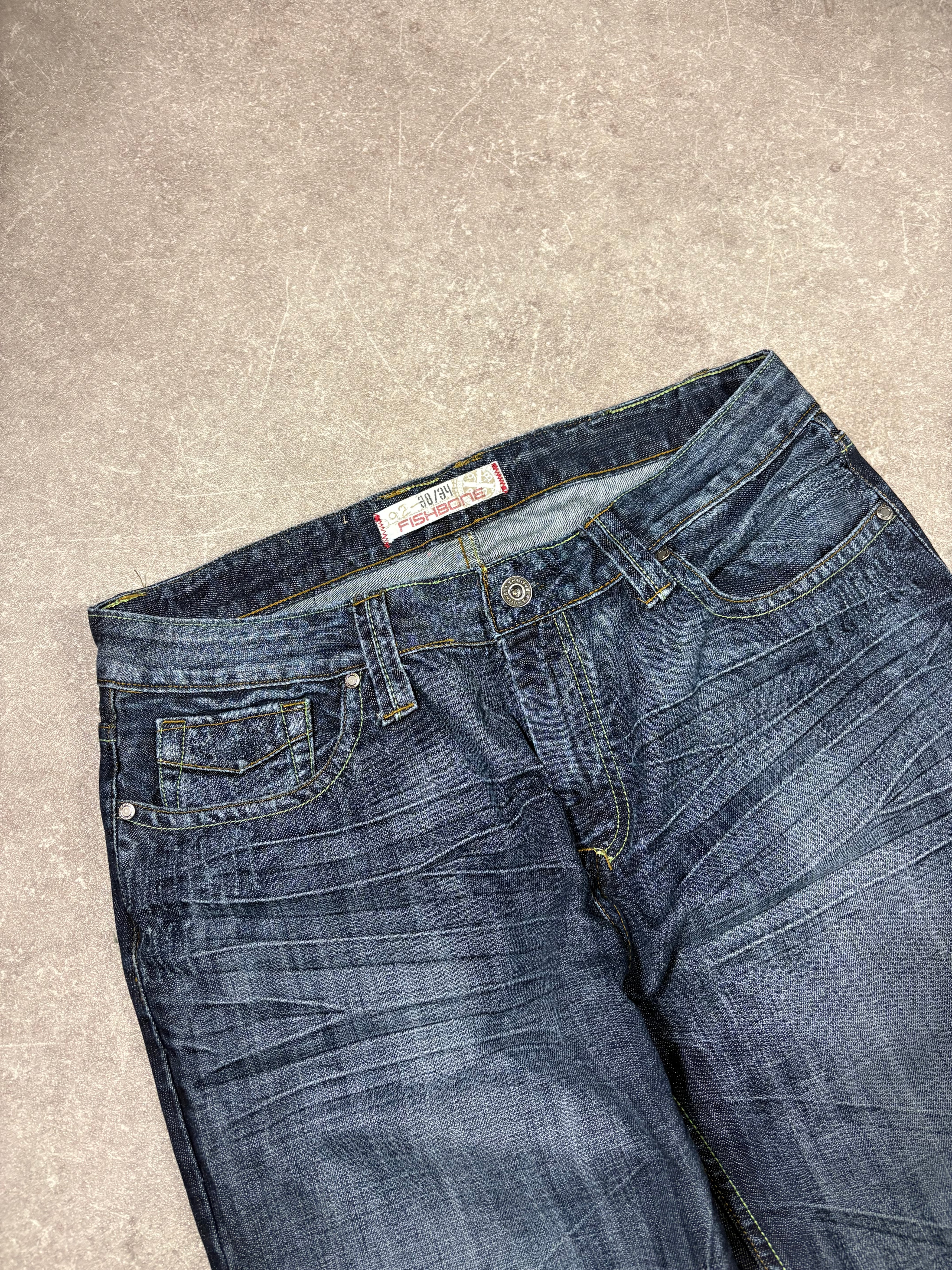 Designer washed Jeans (M)-(L)