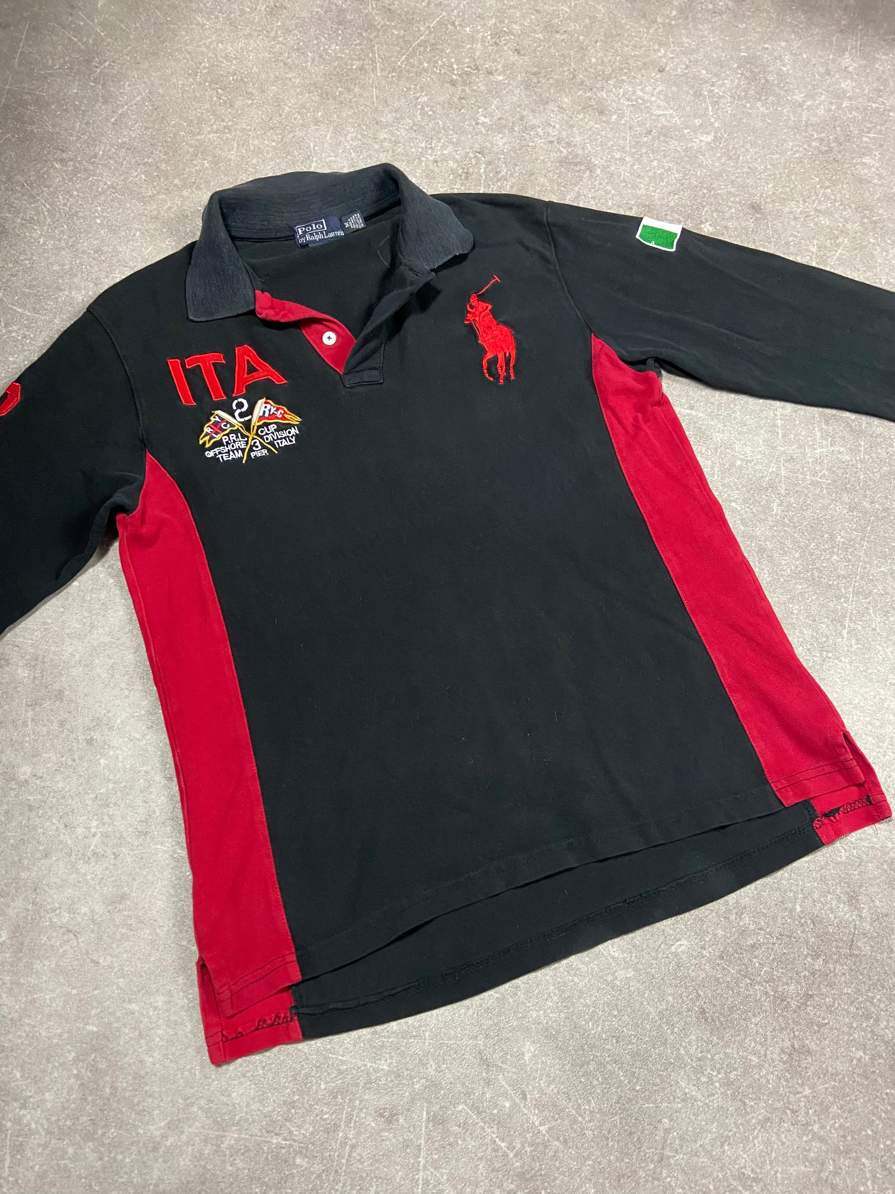 Ralph Lauren X Italia Polo Longsleeve M-L