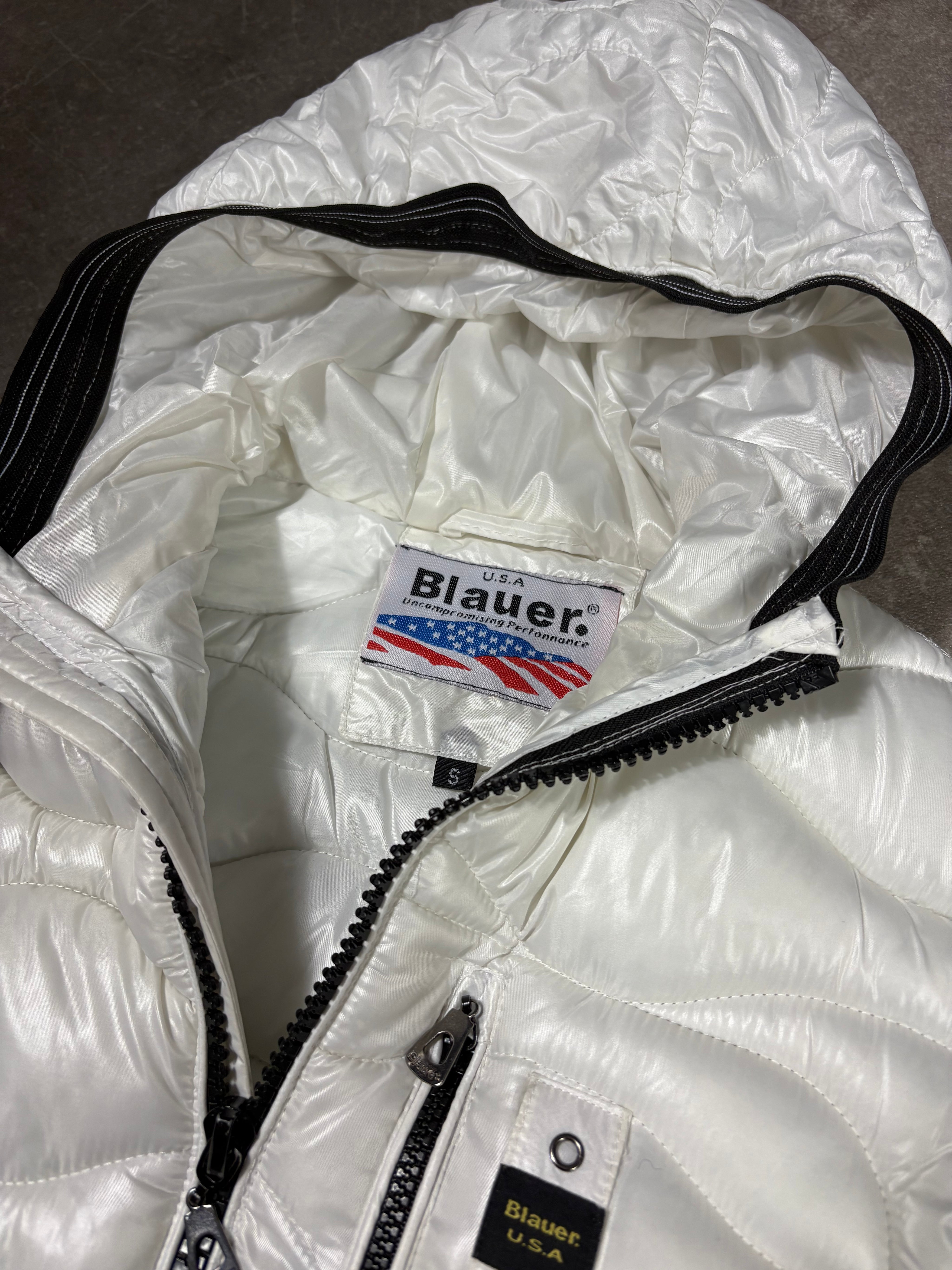 Blauer Puffer Jacke (S)