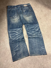 Designer Washed Jeans (L)