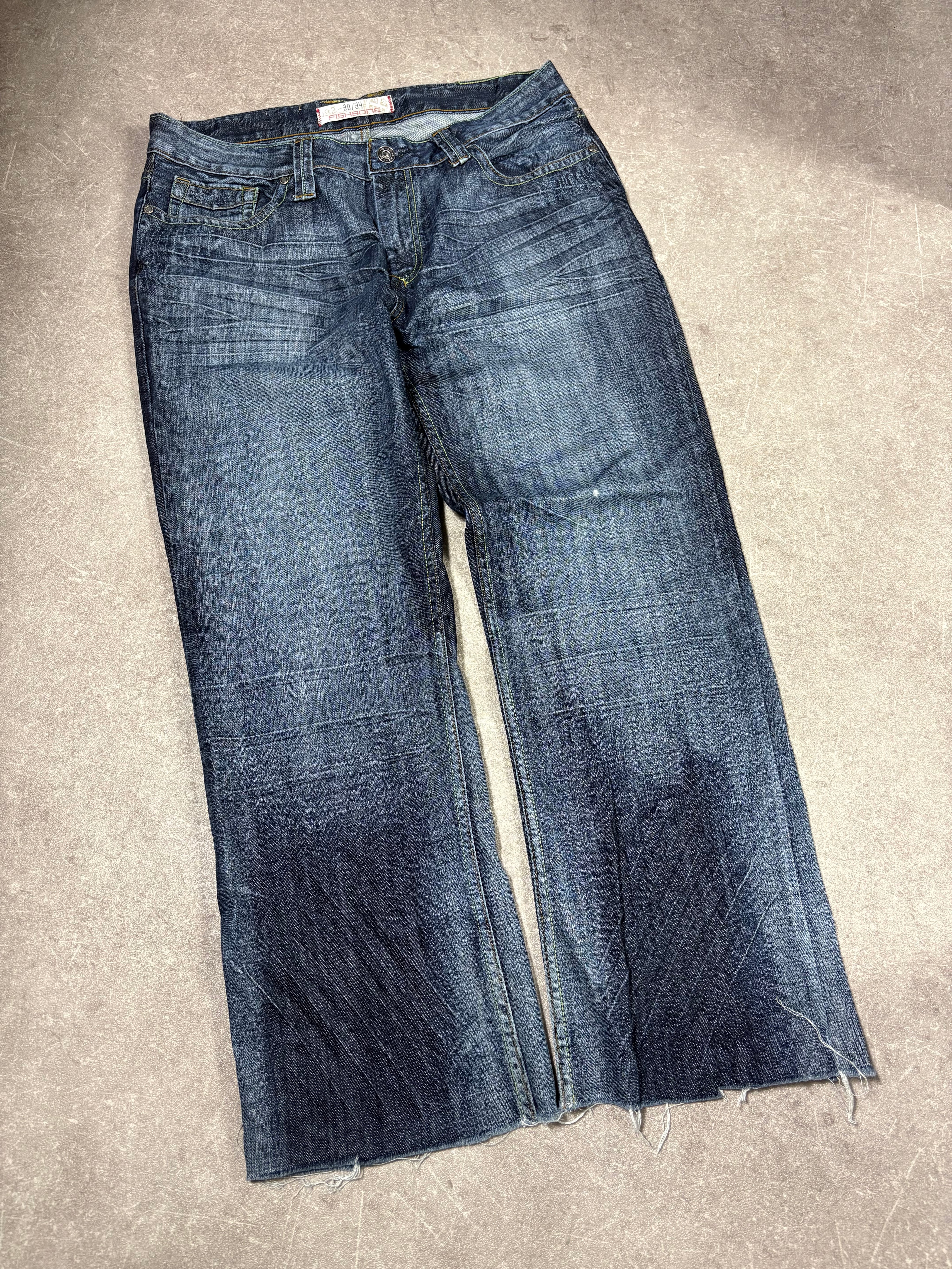 Designer washed Jeans (M)-(L)