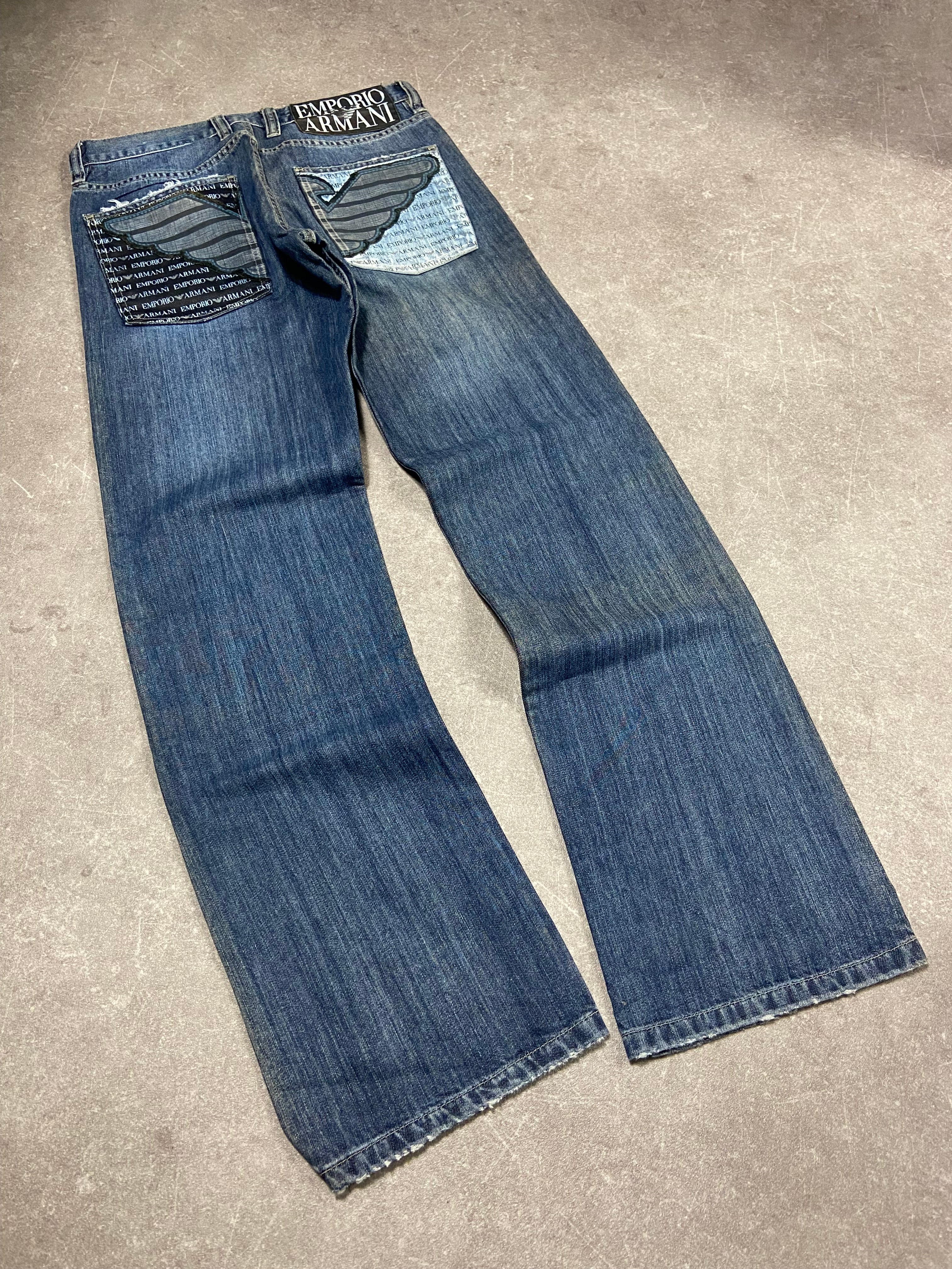 Armani Printed Jeans M