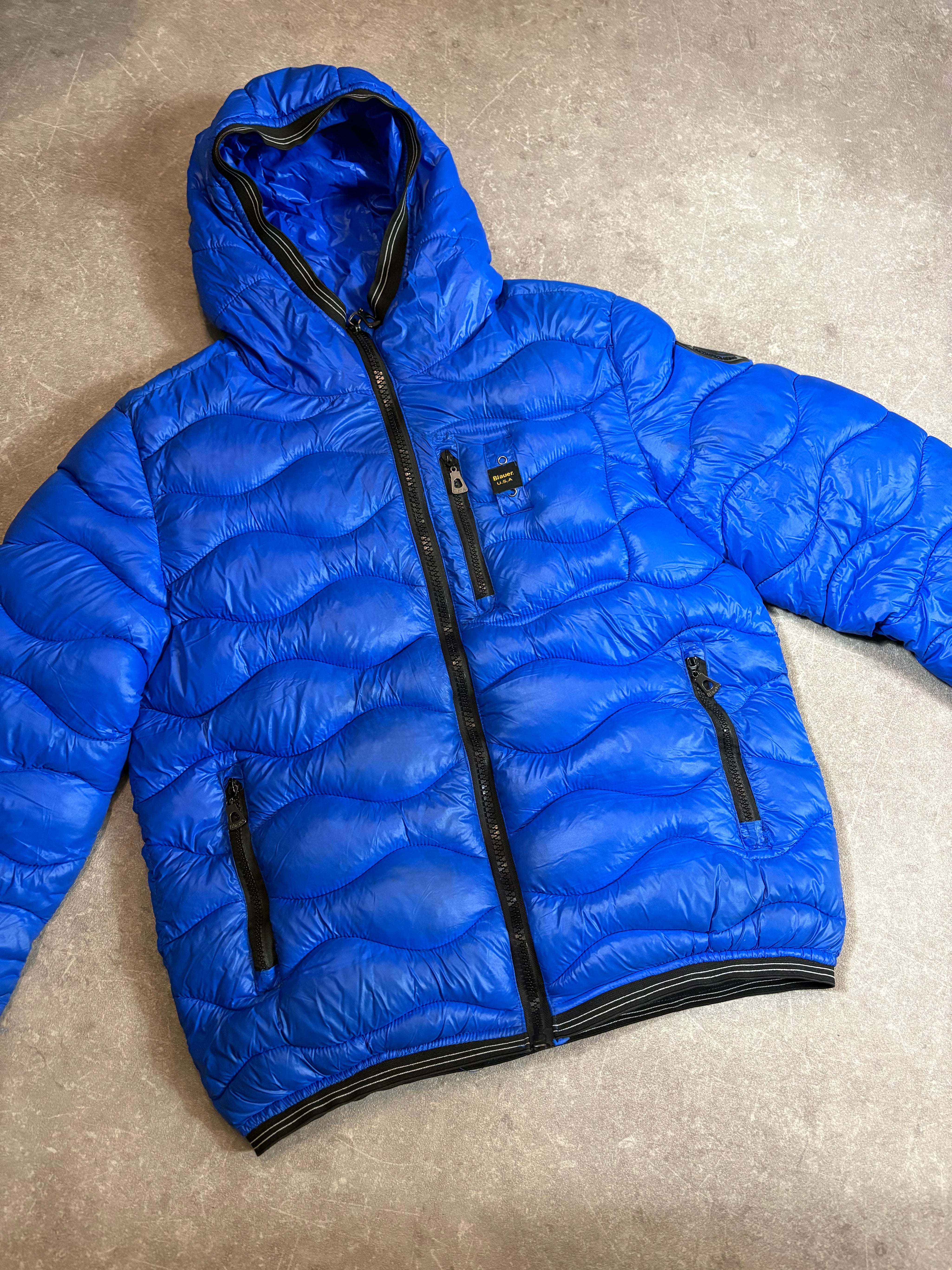 Blauer Puffer (M)