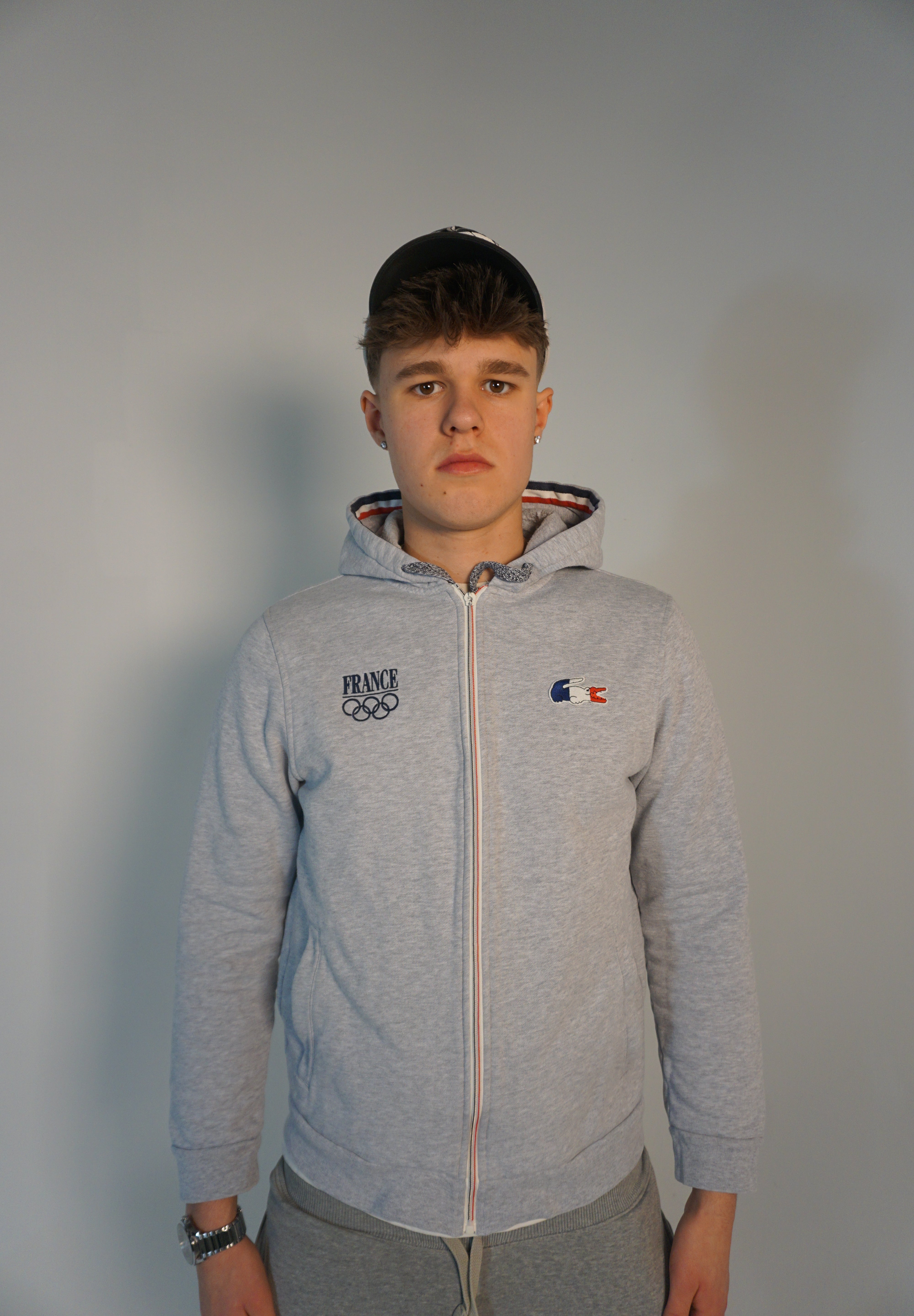 Lacoste x France zip sweater ML