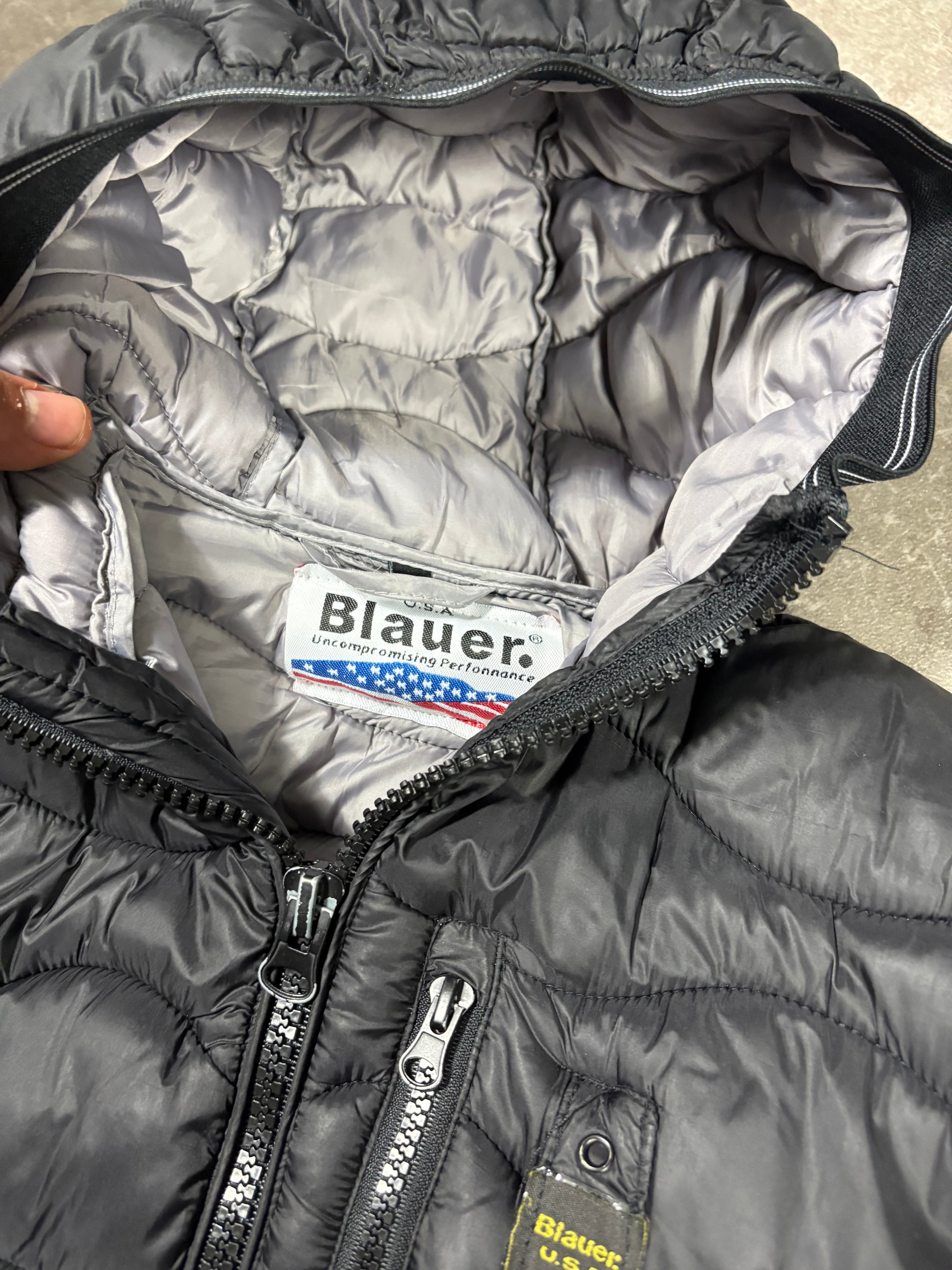 Blauer Puffer (M)-(L)