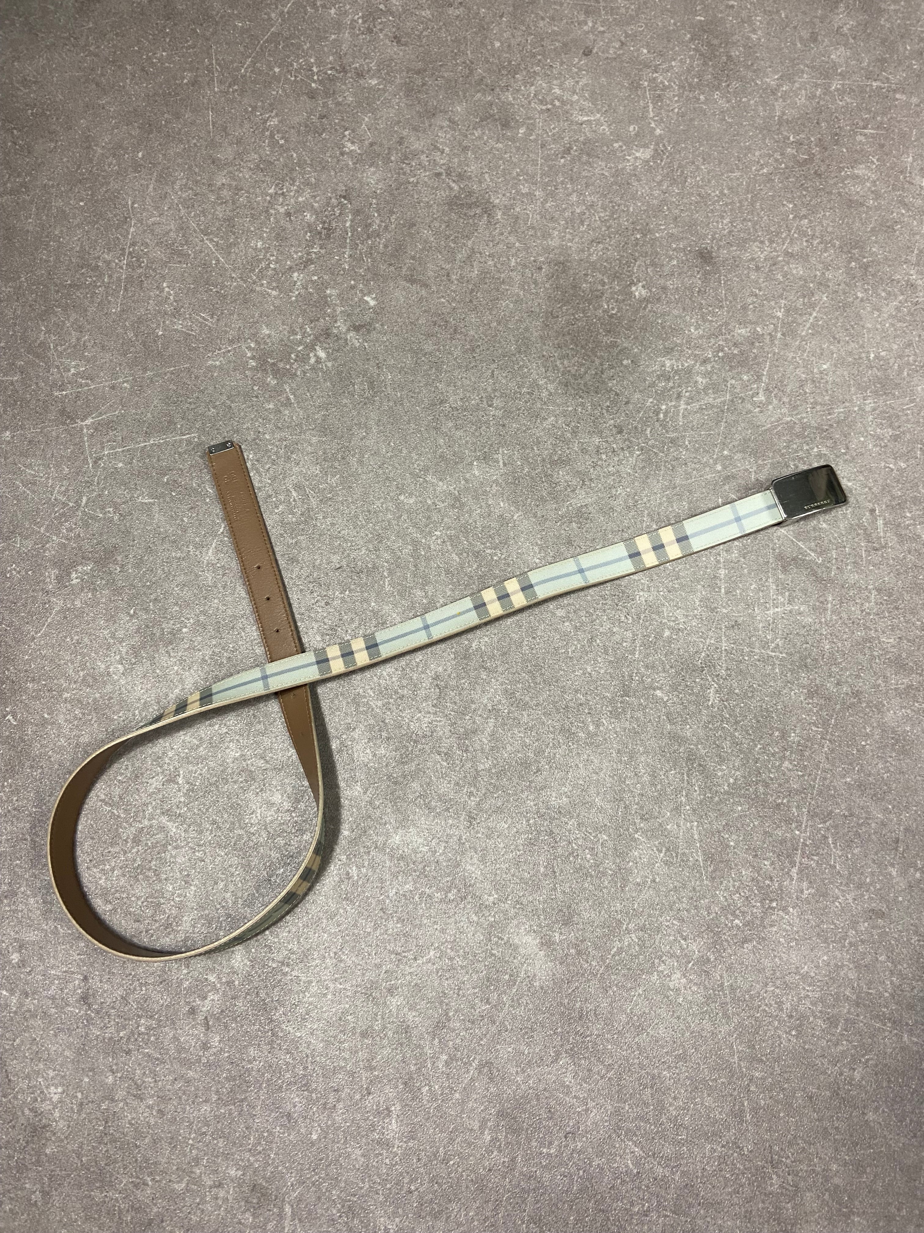 Burberry Gürtel Babyblau 100cm