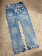 Dolce Gabbana Print Jeans L