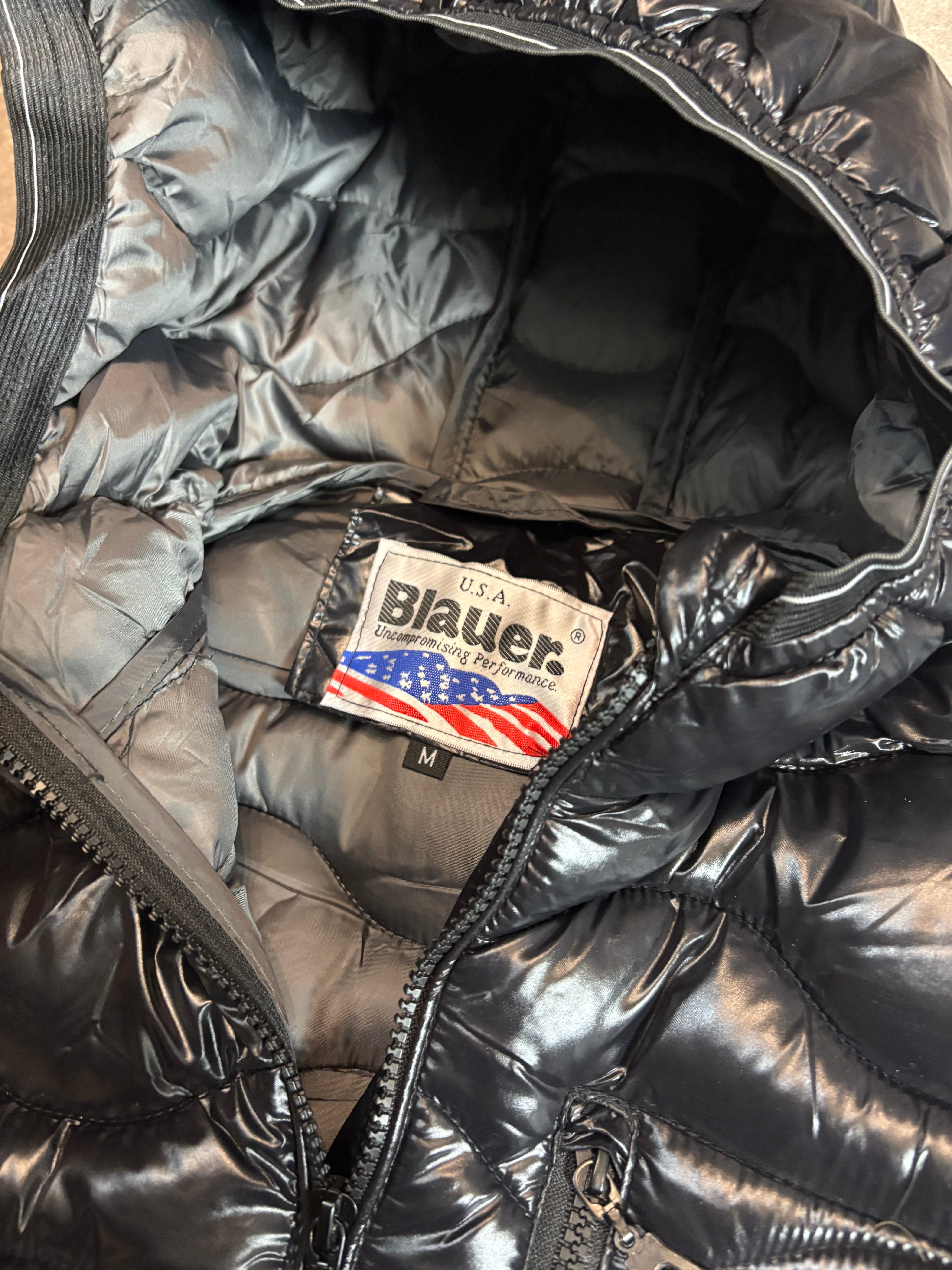 Blauer Puffer (M)