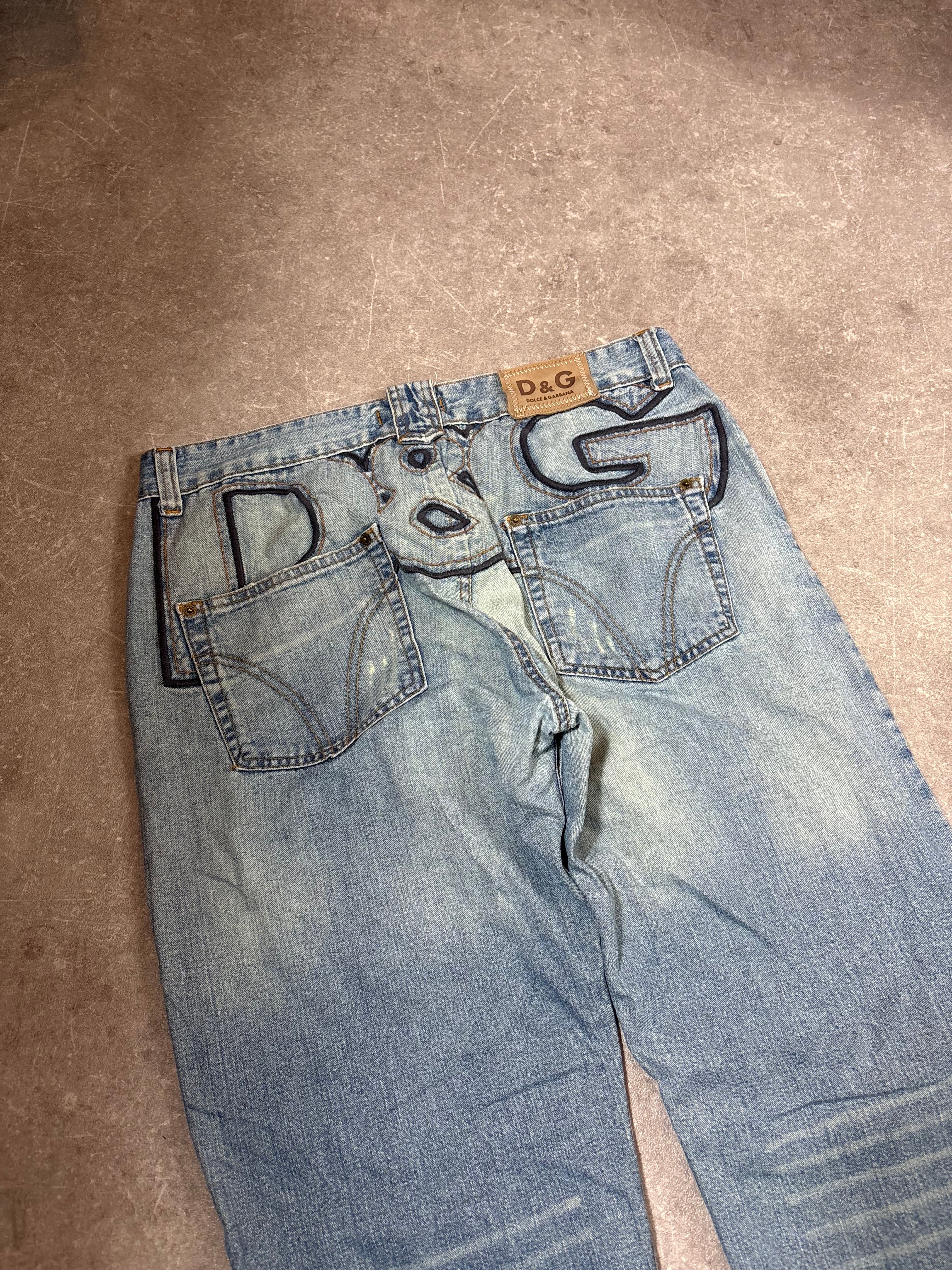 Dolce Gabbana Flared Jeans (M) -(L)