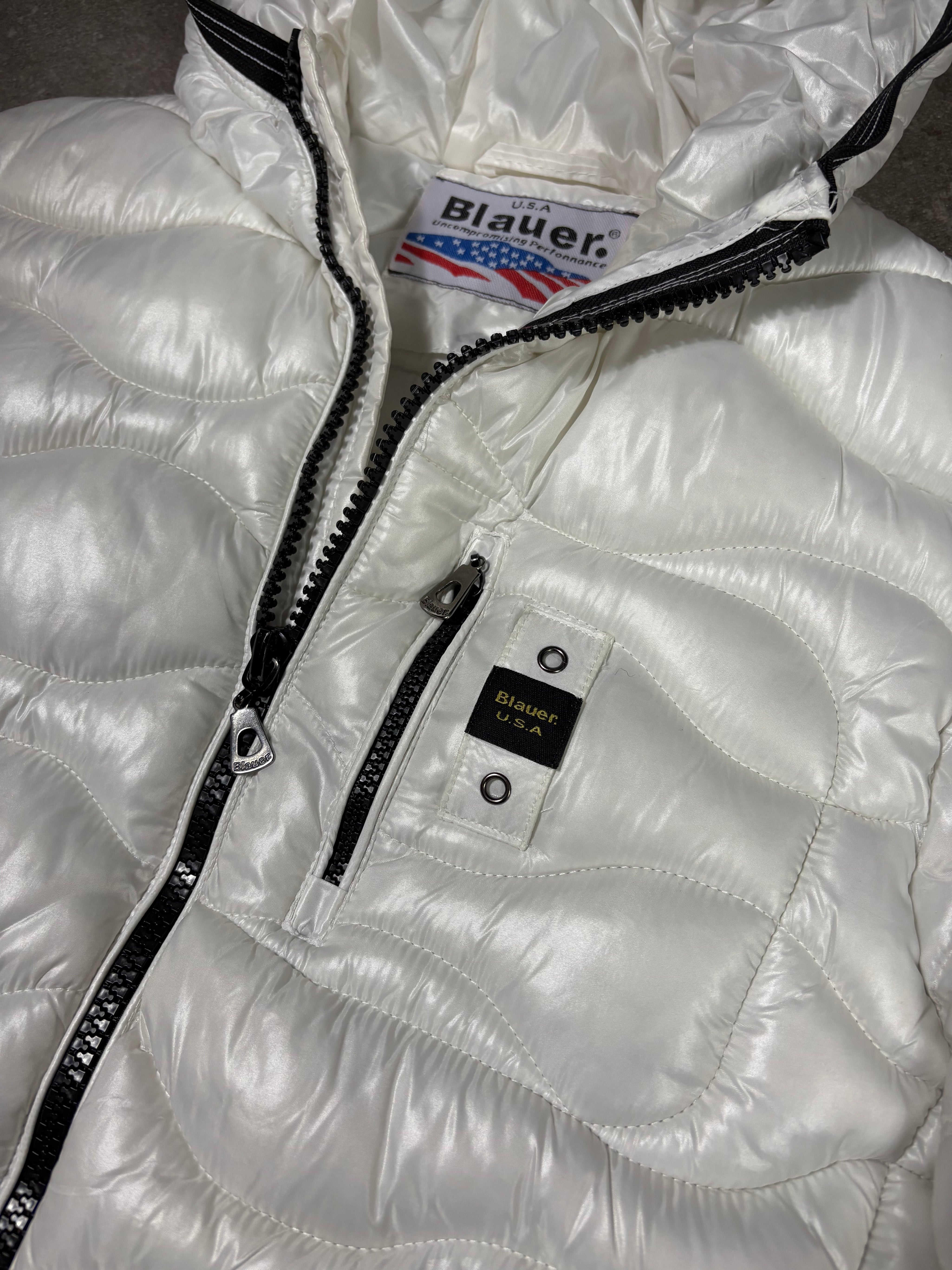 Blauer Puffer Jacke (S)