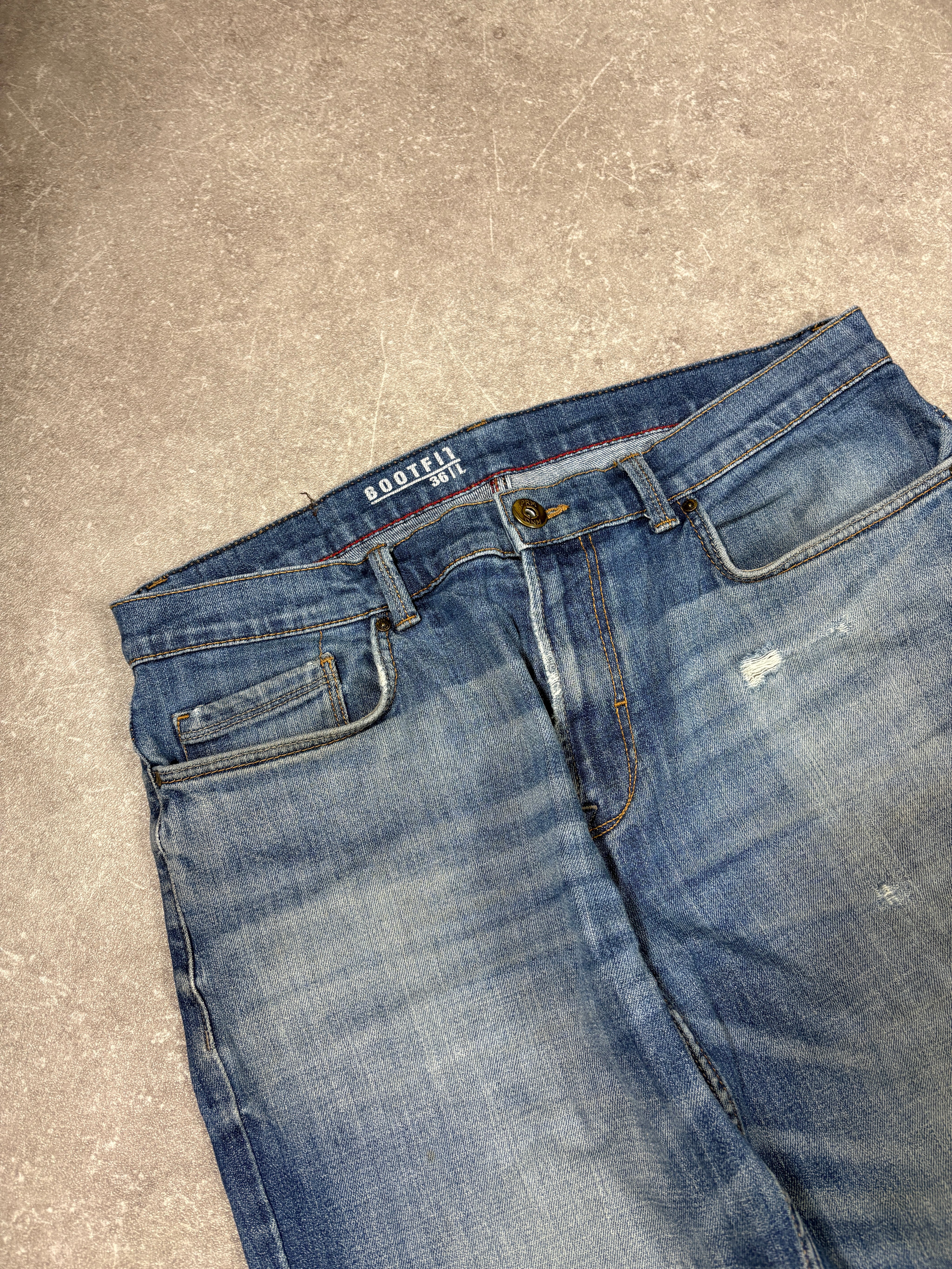 Designer Flared Jeans (M)-(L)