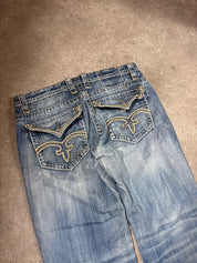 Rock Revival Flared Jeans (M)-(L)