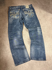 Rock Revival Flared Jeans (M)-(L)