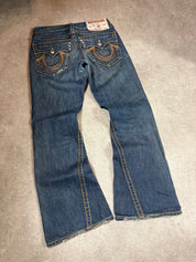 True Religion Flared Jeans (M)-(L)