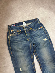 True Religion Flared Jeans (M)-(L)
