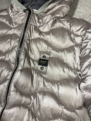 Blauer Puffer Jacke (M)