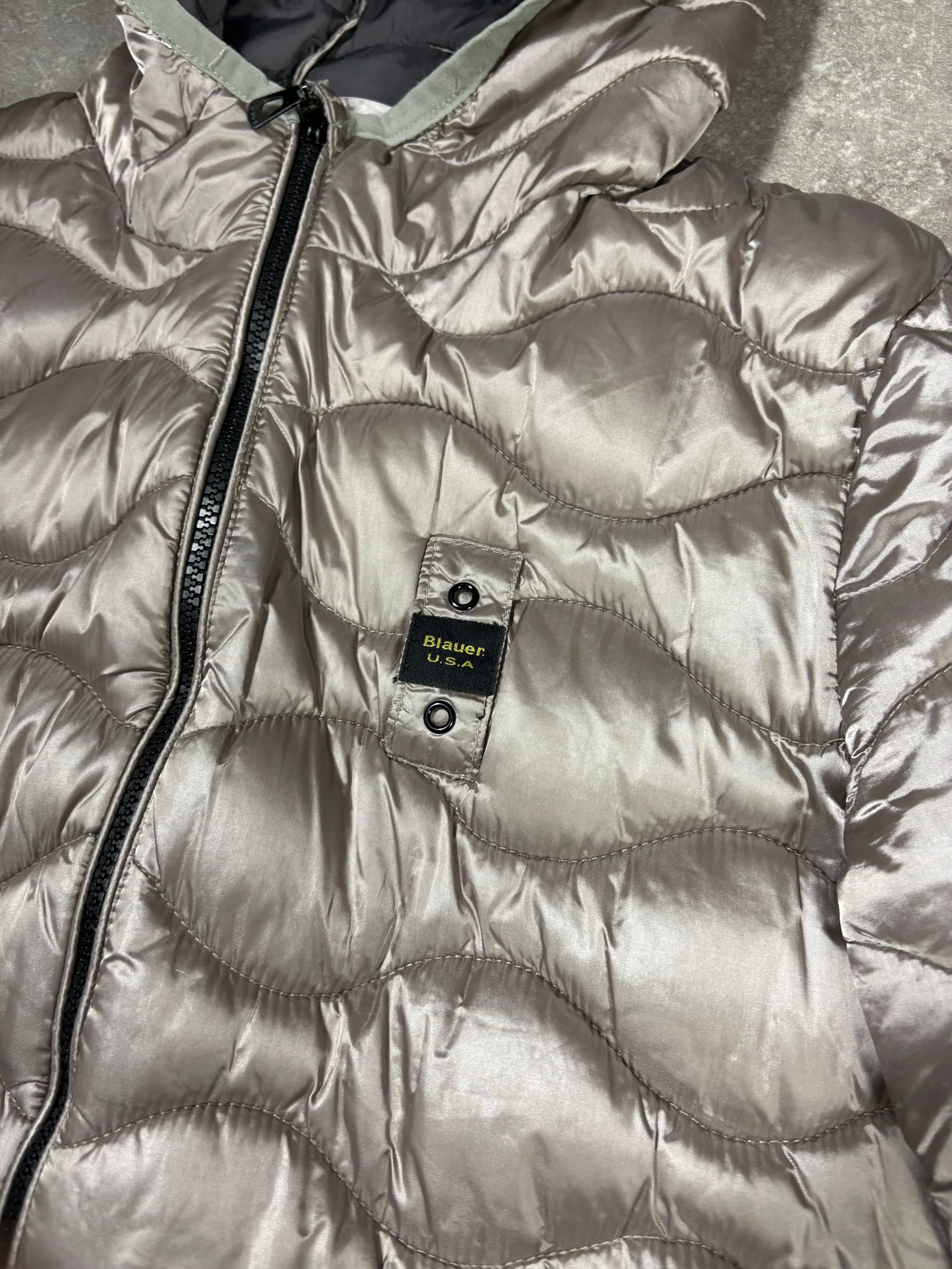 Blauer Puffer Jacke (M)