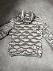 Blauer Puffer Jacke (M)