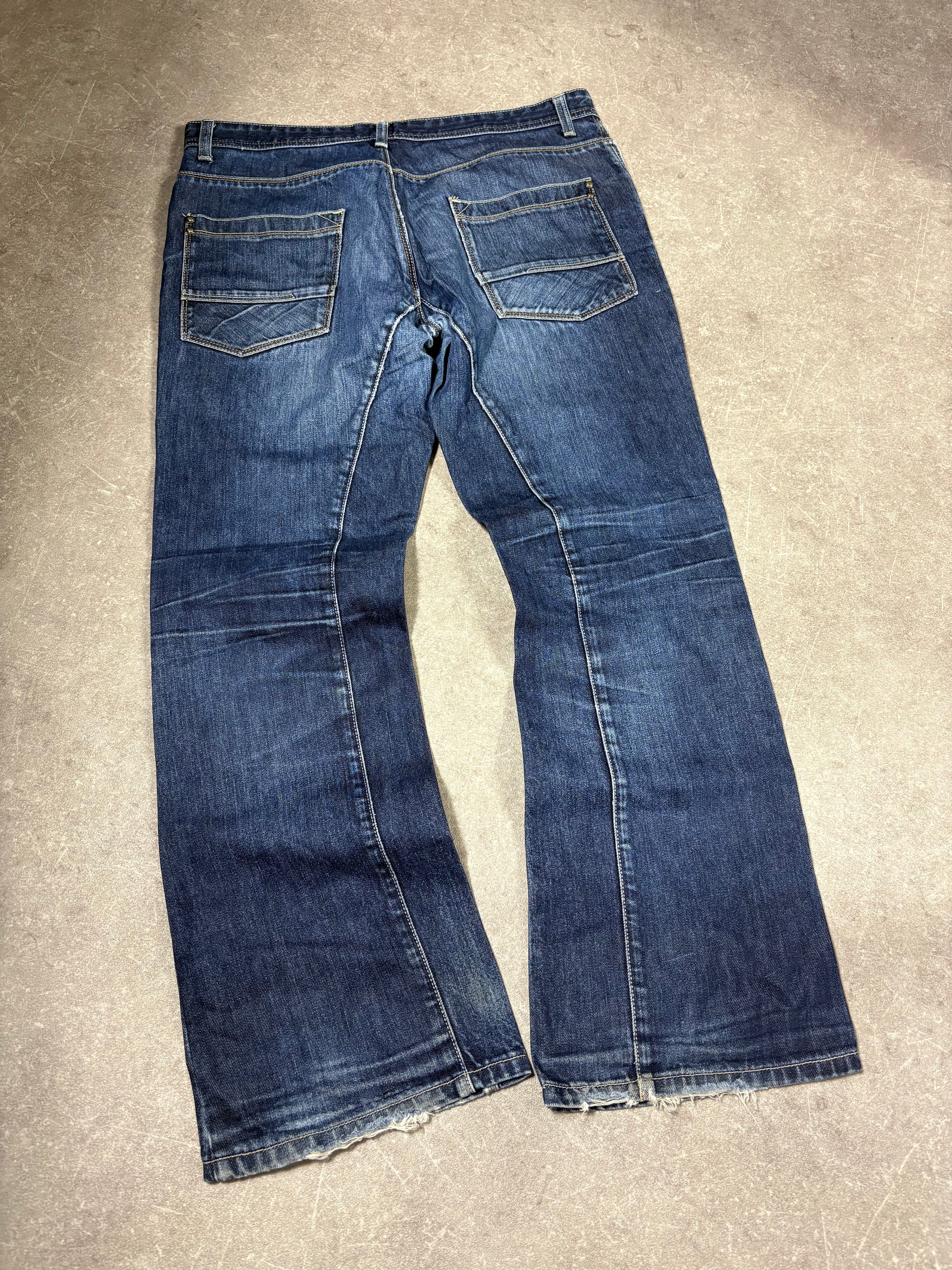 Designer Flared Jeans (M)-(L)
