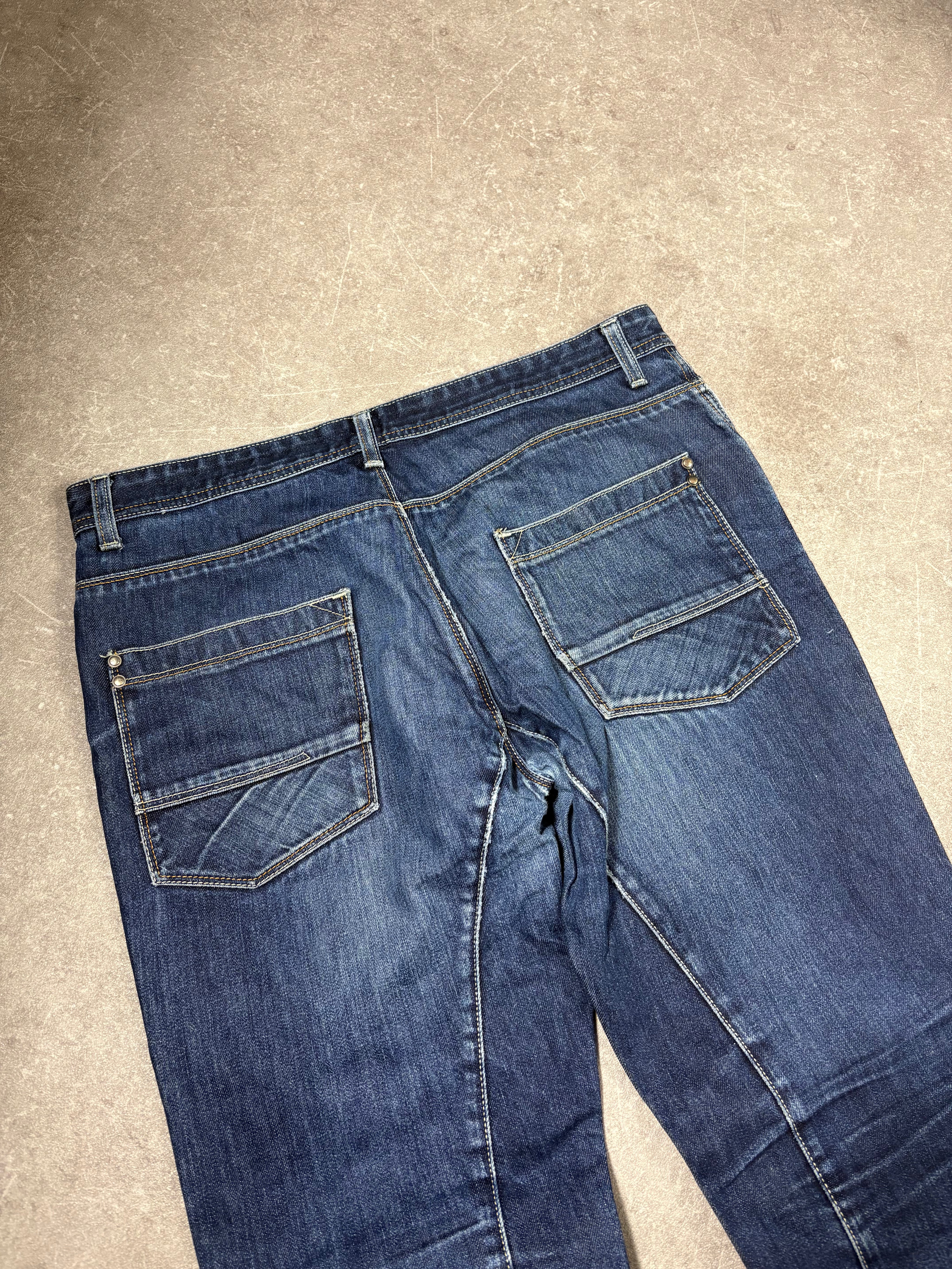 Designer Flared Jeans (M)-(L)