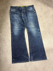 Designer Flared Jeans (M)-(L)