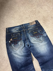 Designer Washed Jeans (M)-(L)