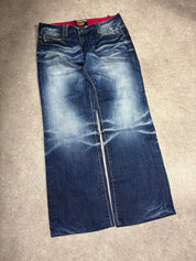 Designer Washed Jeans (M)-(L)