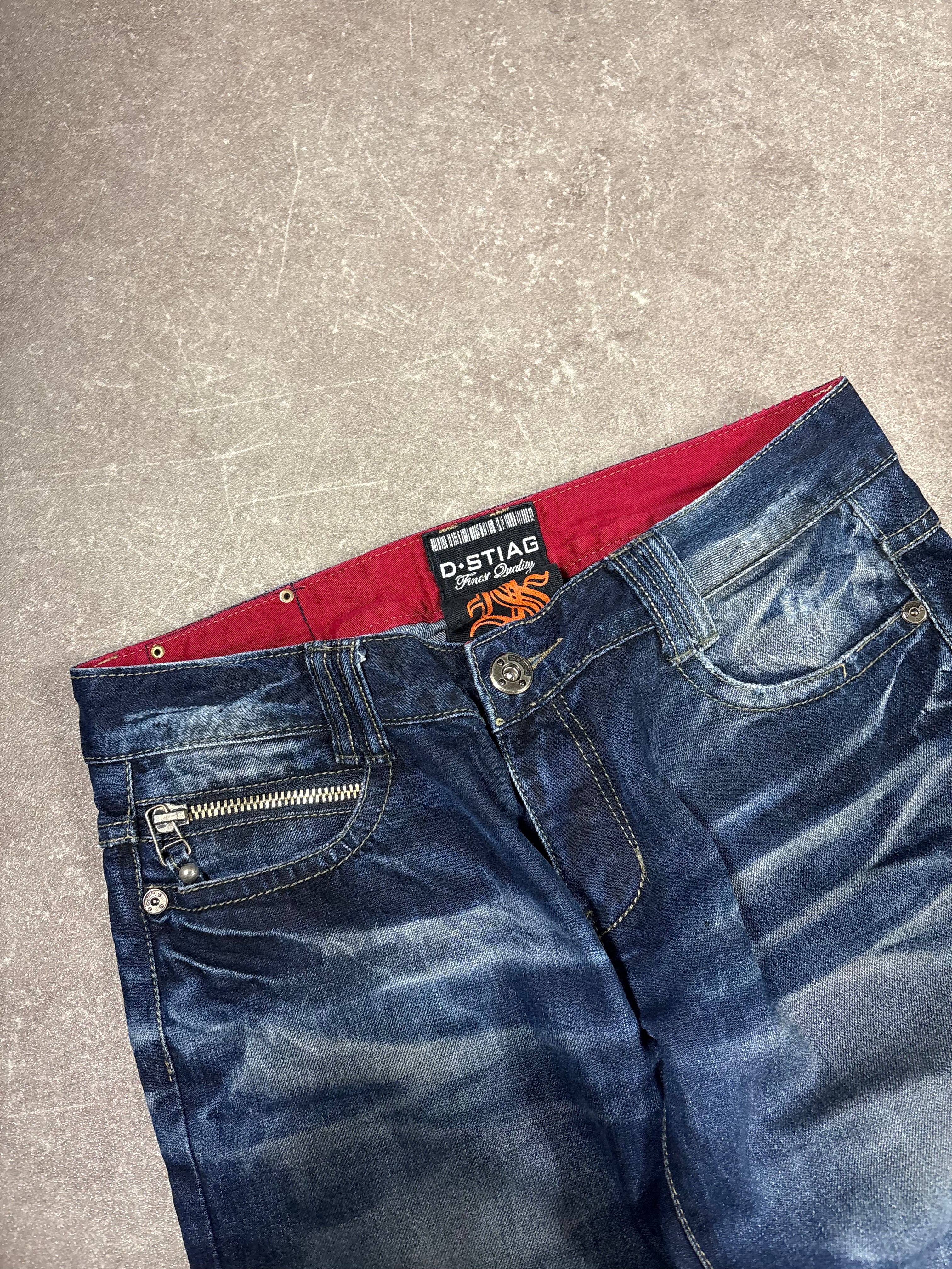 Designer Washed Jeans (M)-(L)
