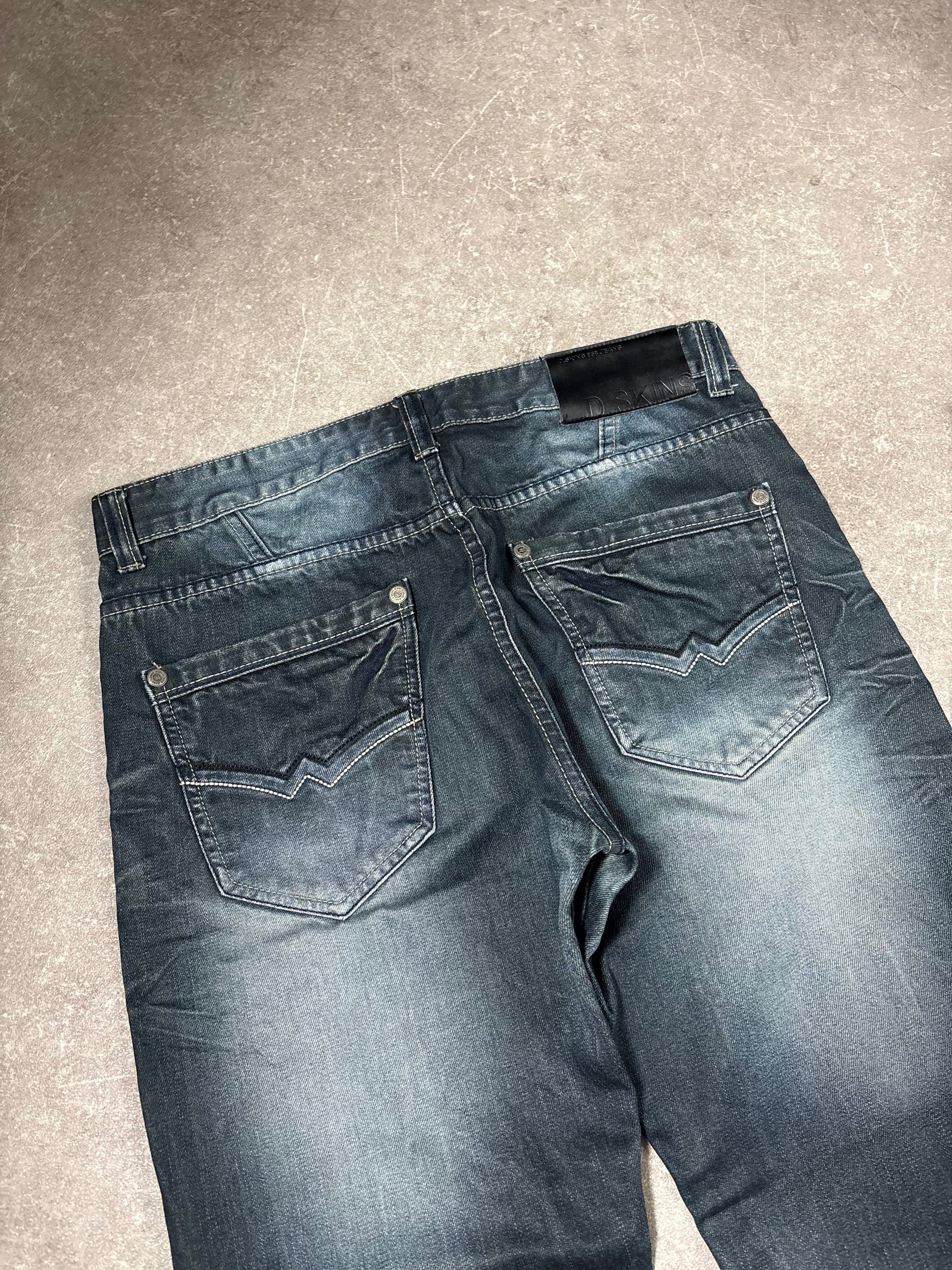 Designer Washed Jeans (S)-(M)