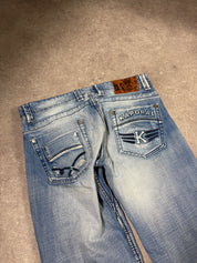Designer Washed Jeans (S)-(M)