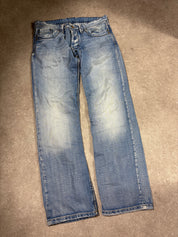 Designer Washed Jeans (S)-(M)
