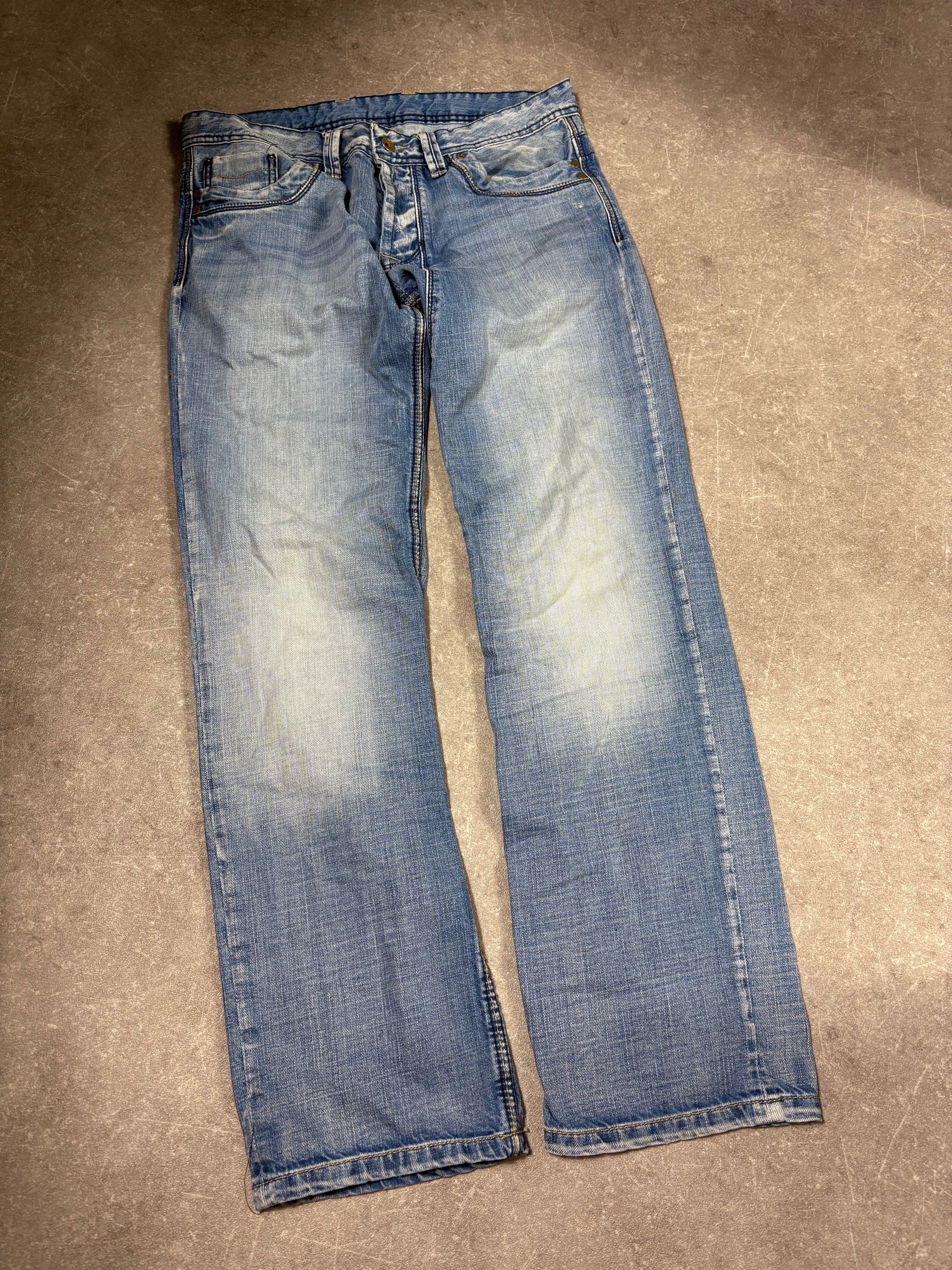 Designer Washed Jeans (S)-(M)