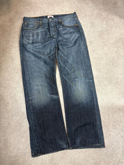 Levis 501 Washed Jeans (M)-(L)