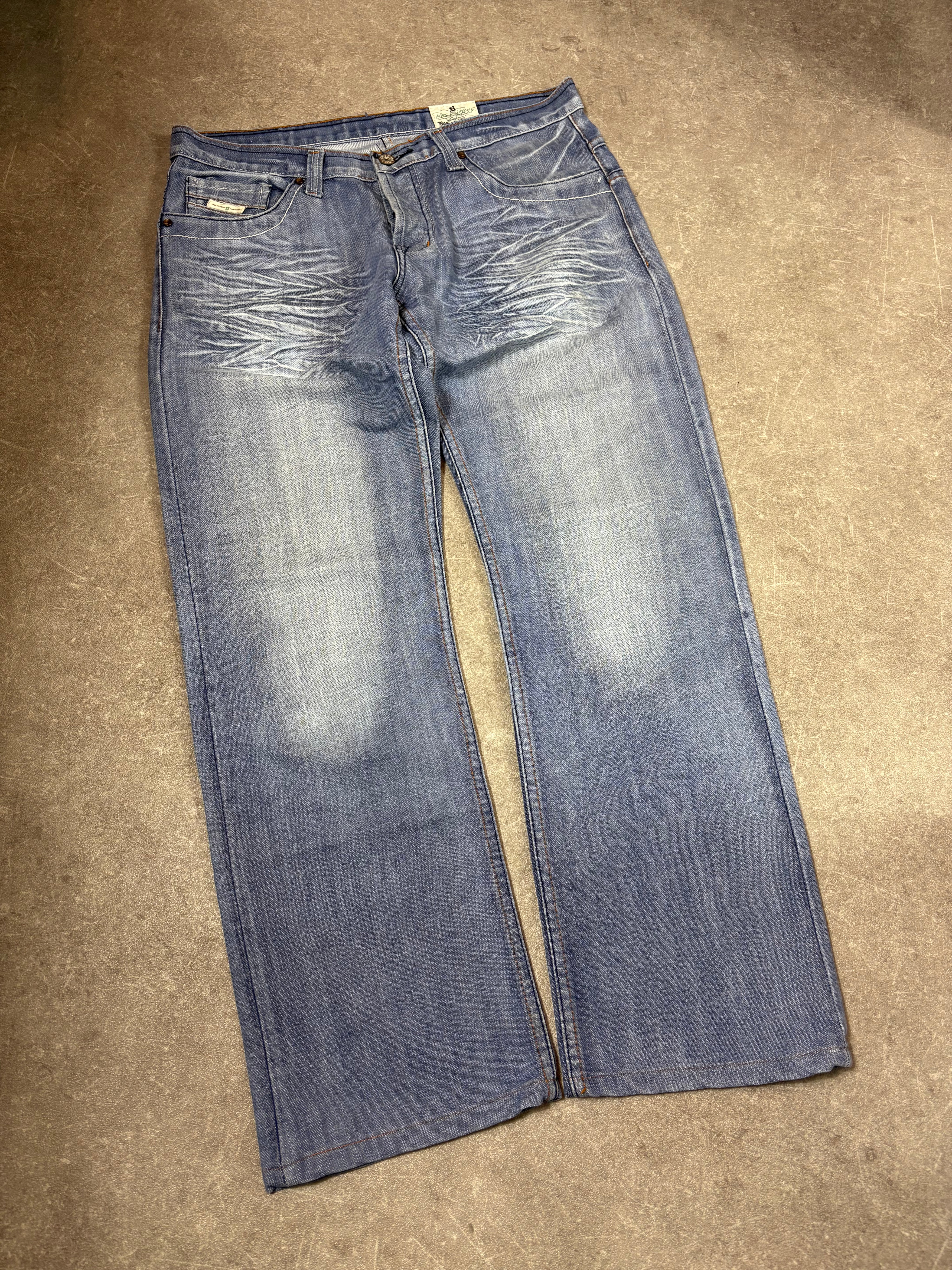 Designer Washed Jeans (S)-(M)