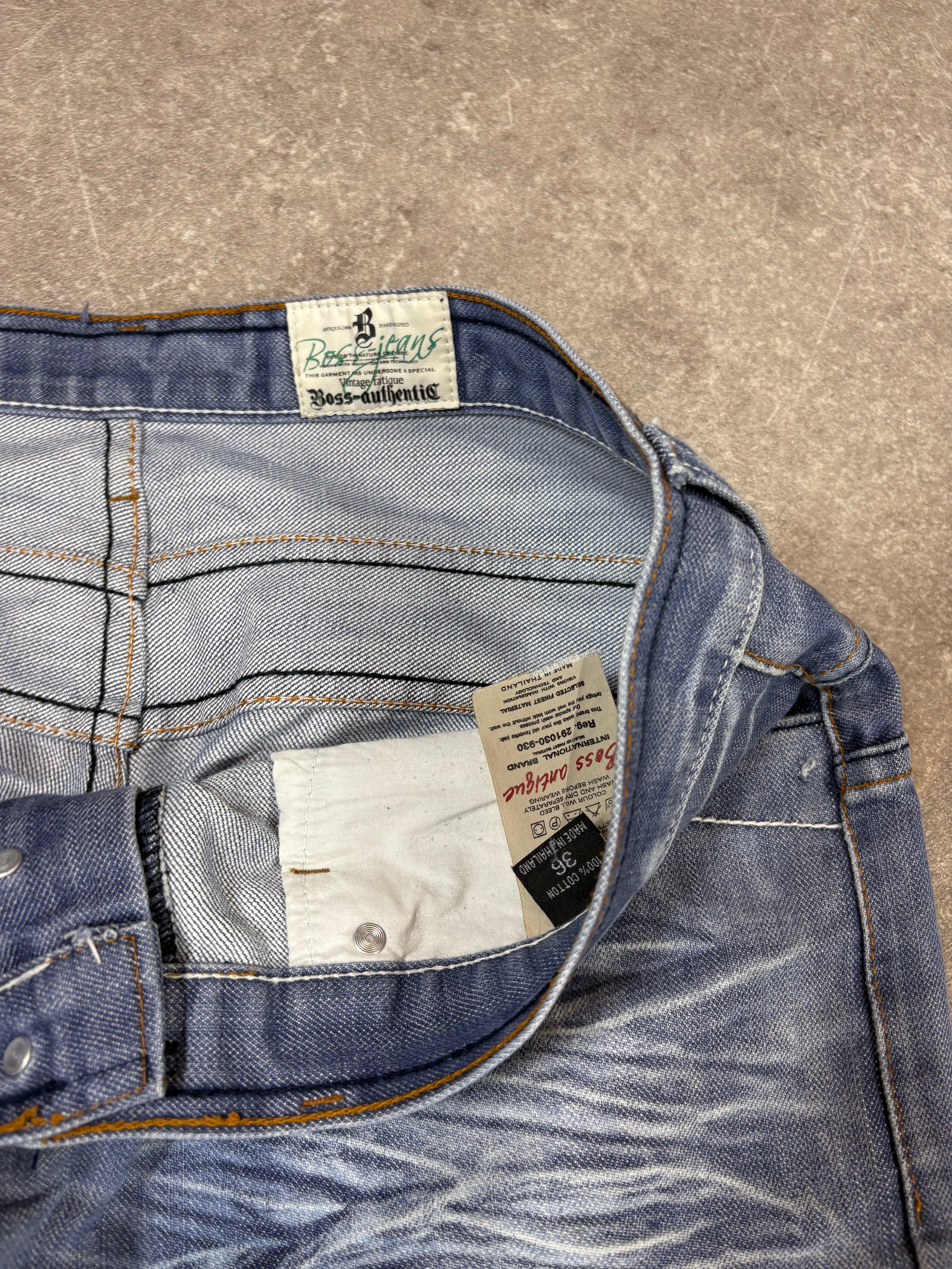 Designer Washed Jeans (S)-(M)