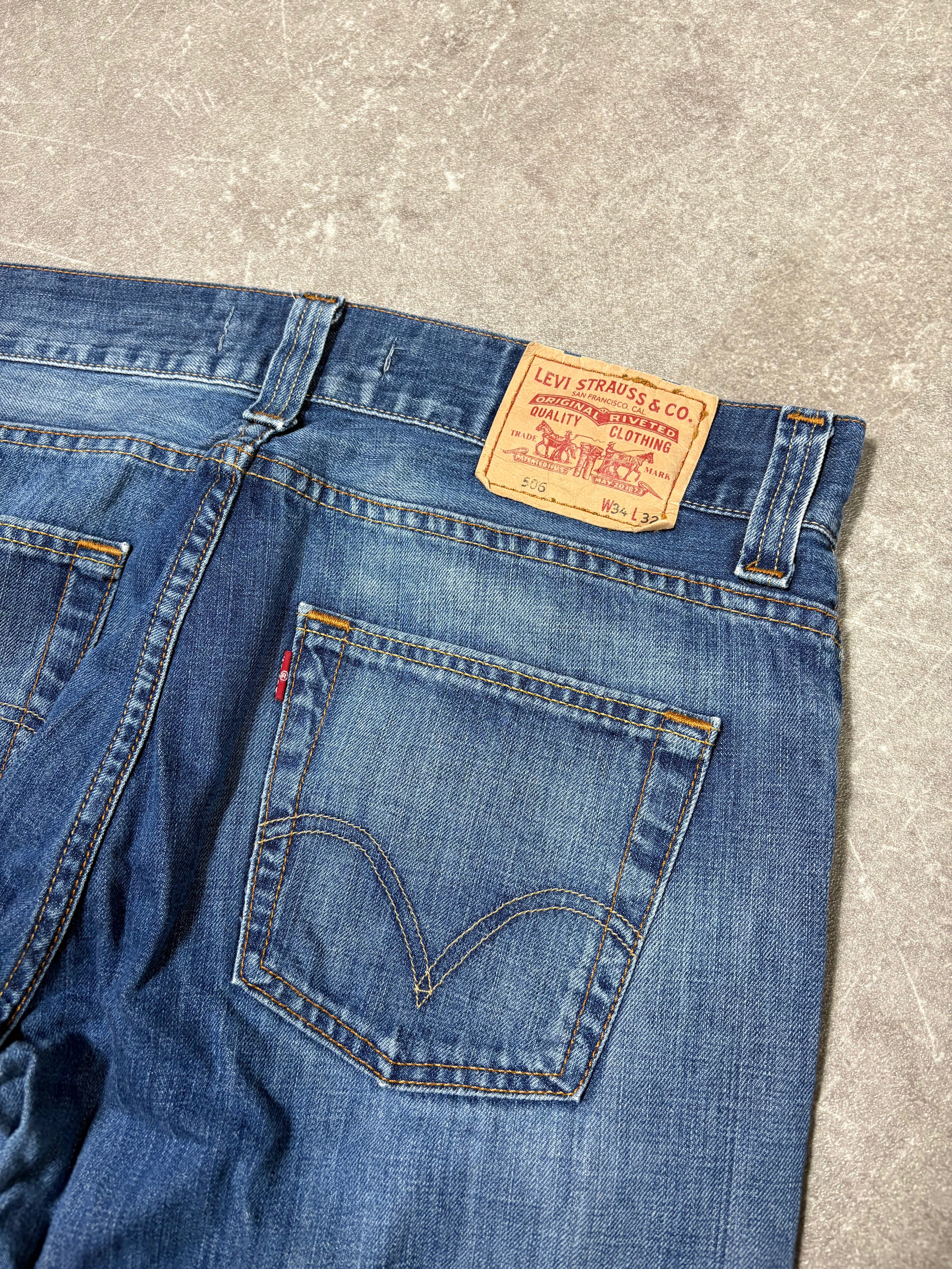 Levis Washed 501 Jeans (S)