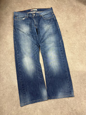 Levis Washed 501 Jeans (S)