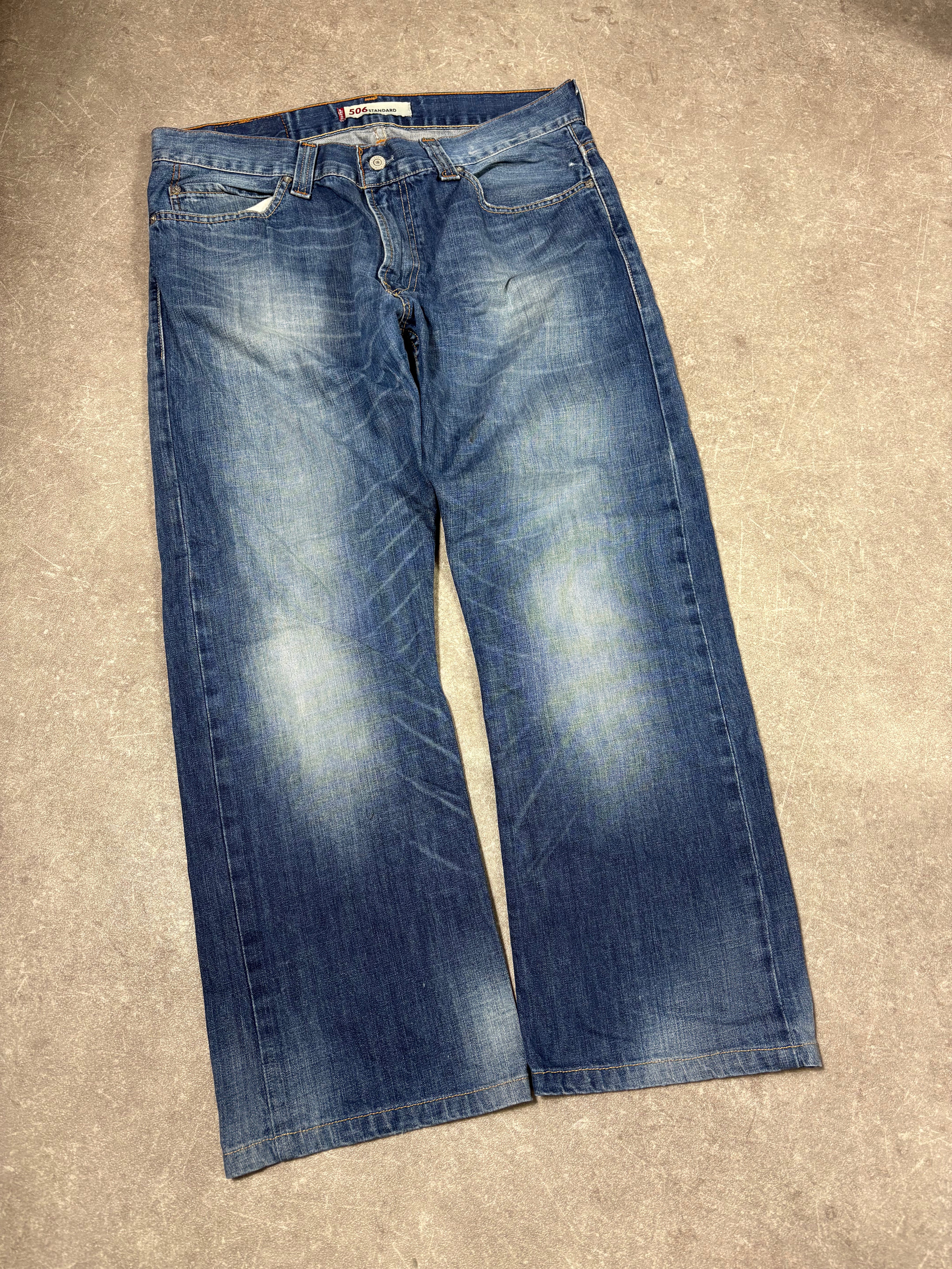 Levis Washed 501 Jeans (S)