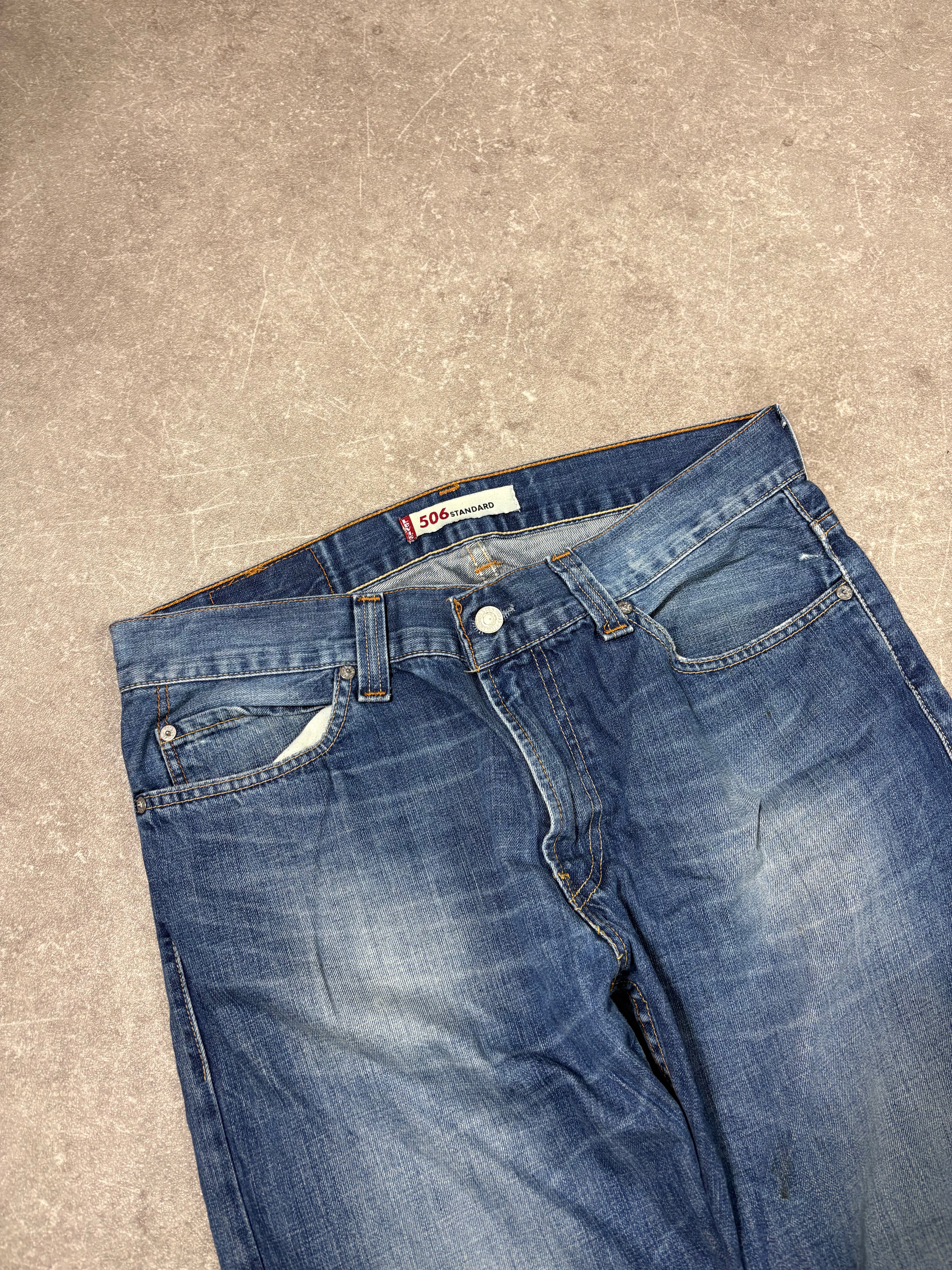 Levis Washed 501 Jeans (S)