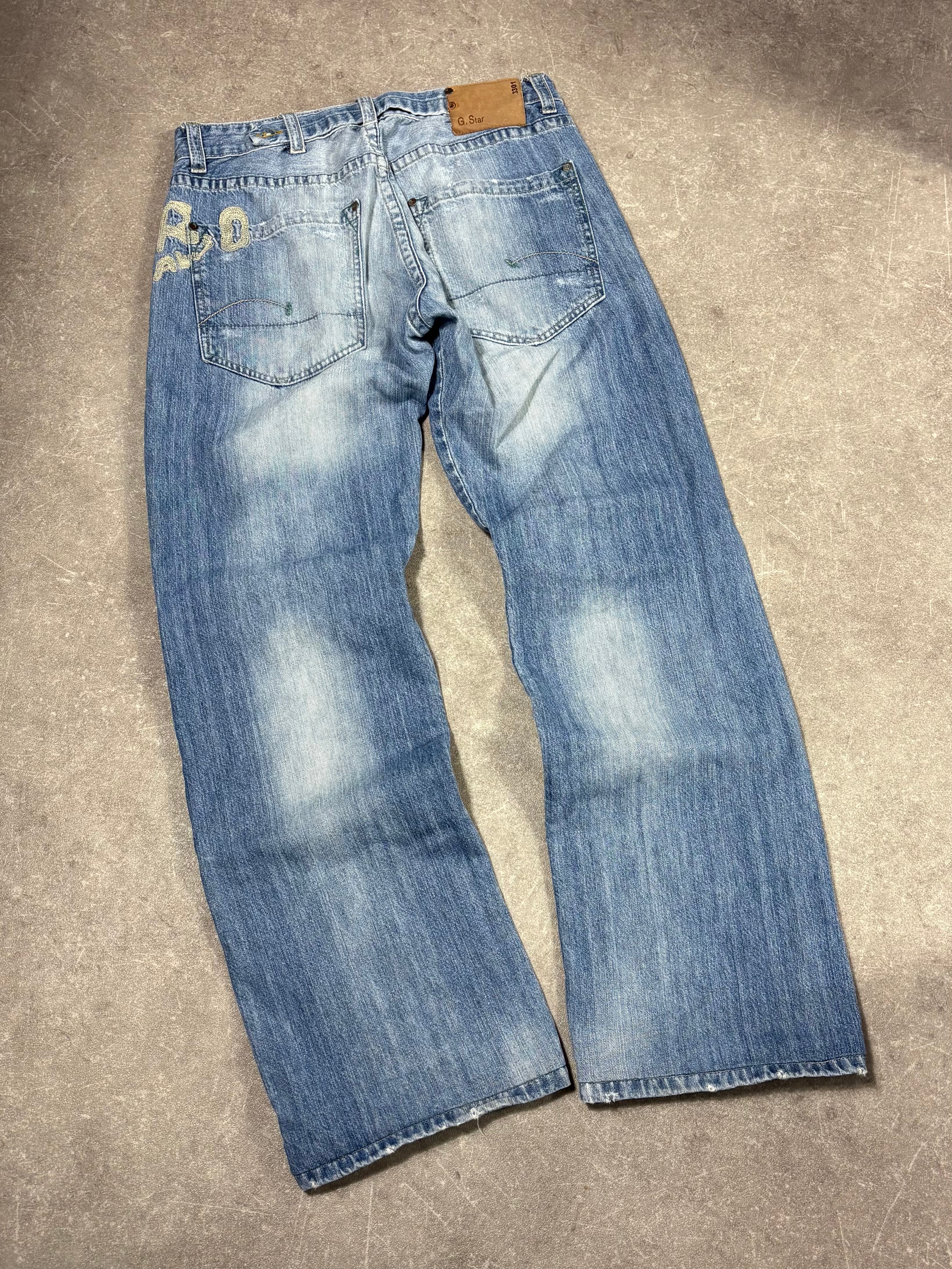 Gstar Raw Washed Jeans (S)-(M)