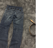 Washed Denim slim fit (XS)