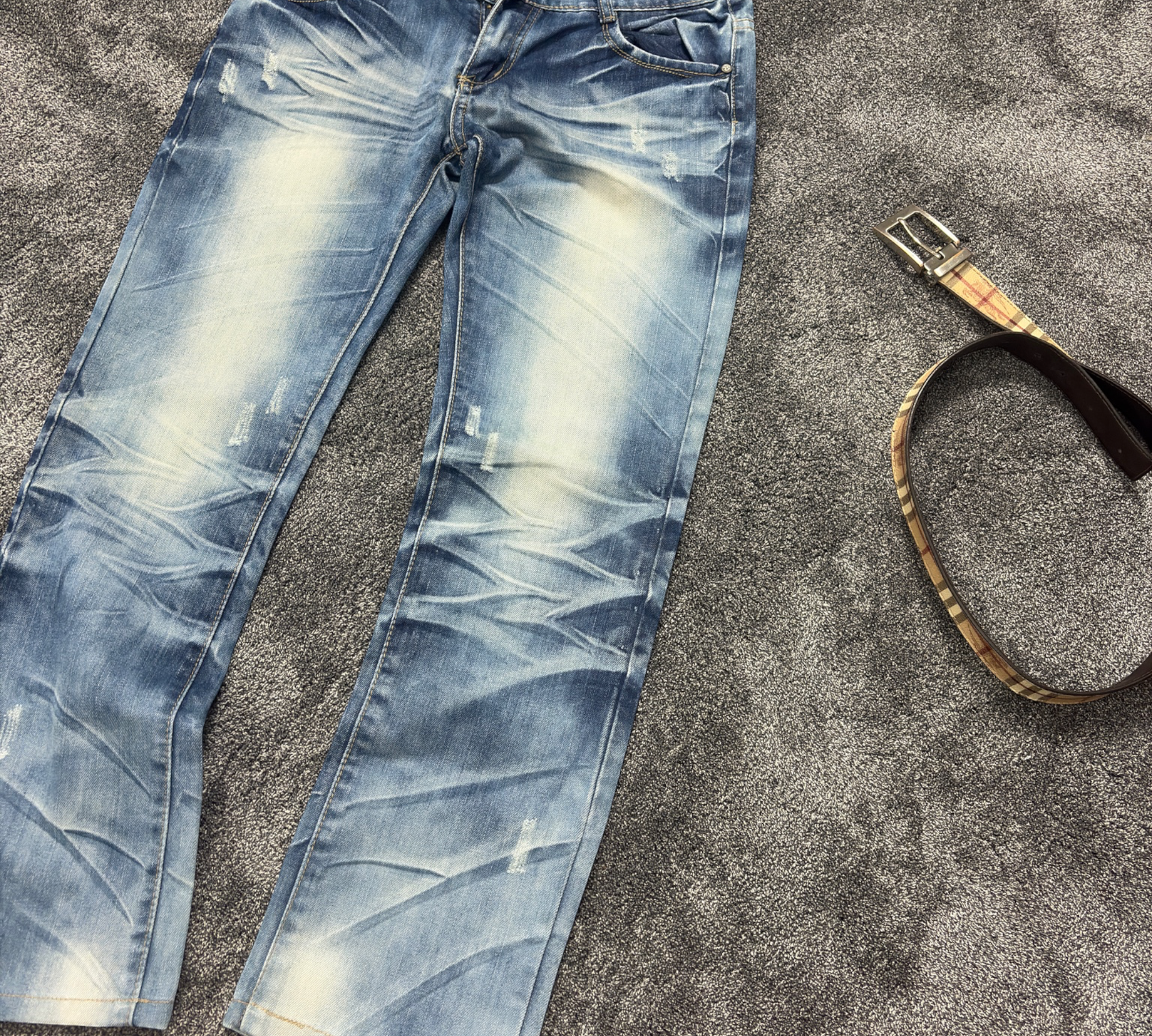 Washed Jeans slim fit (XS)