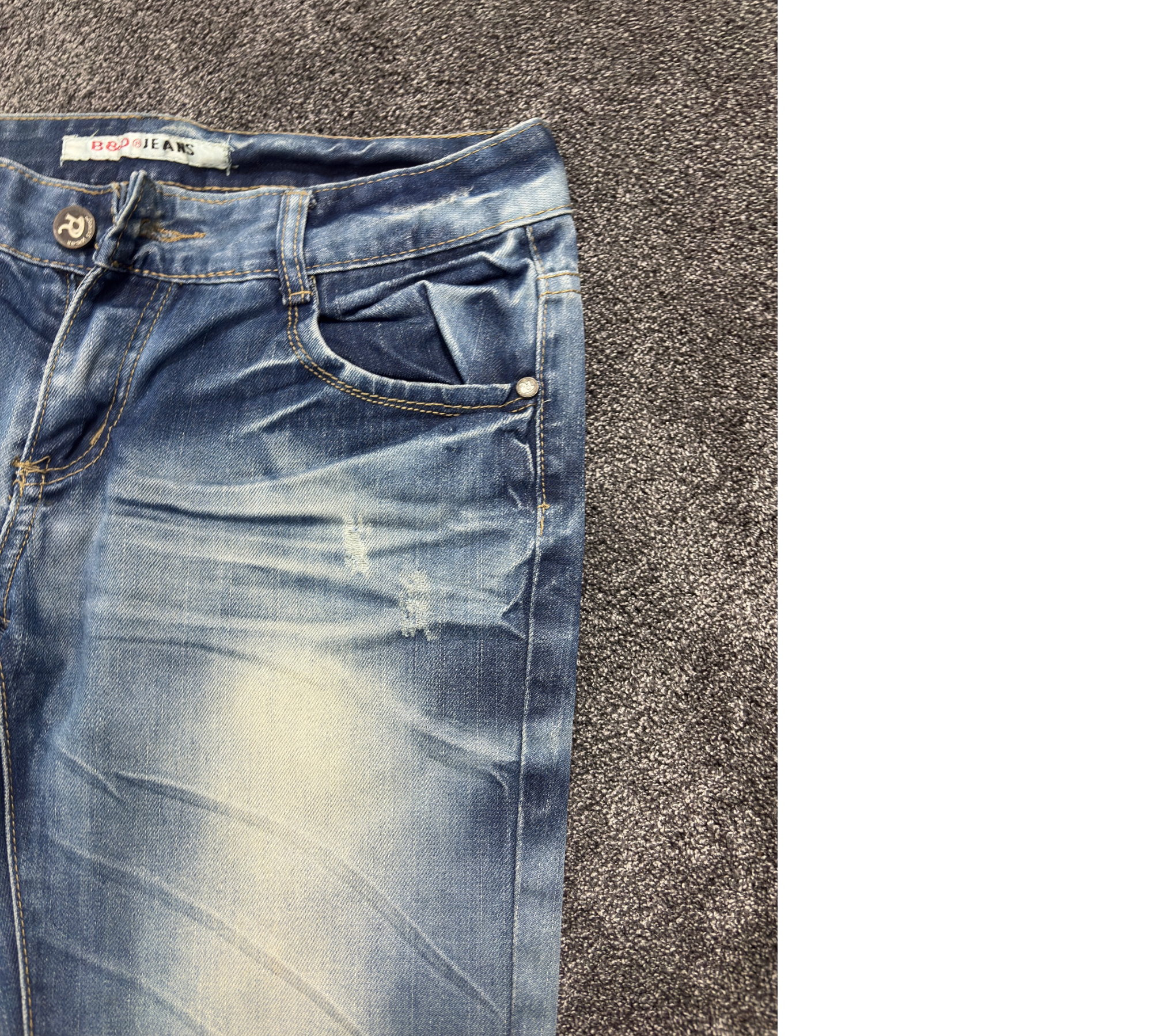 Washed Jeans slim fit (XS)