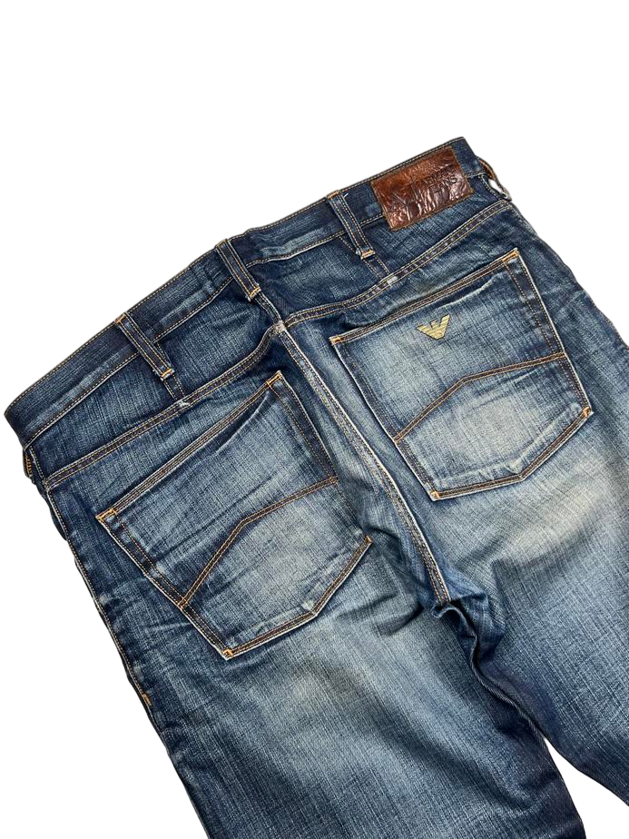 Armani washed Straight Jeans (M)